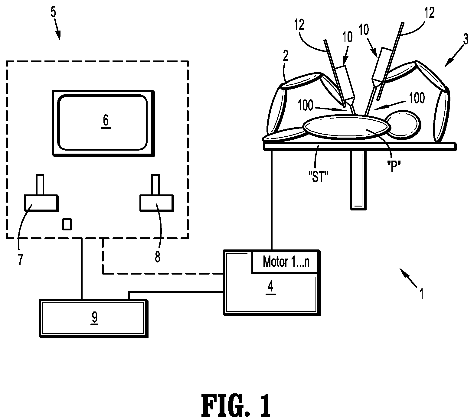 Patent US12137995 — Robotic surgical assemblies and instrument drive connectors thereof — Figure 1