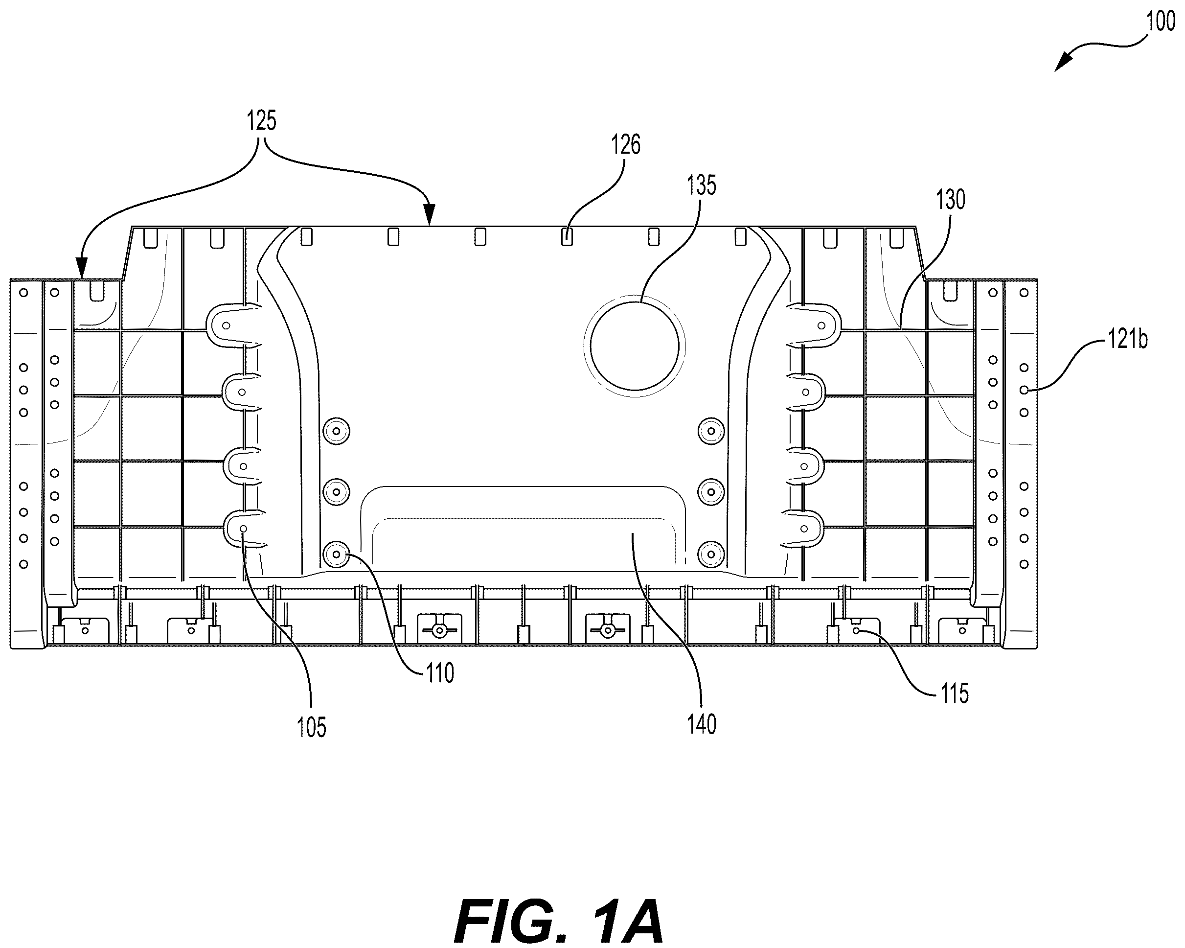 Patent US12139004 — Modular motor vehicle platforms and assembly methods — Figure 1