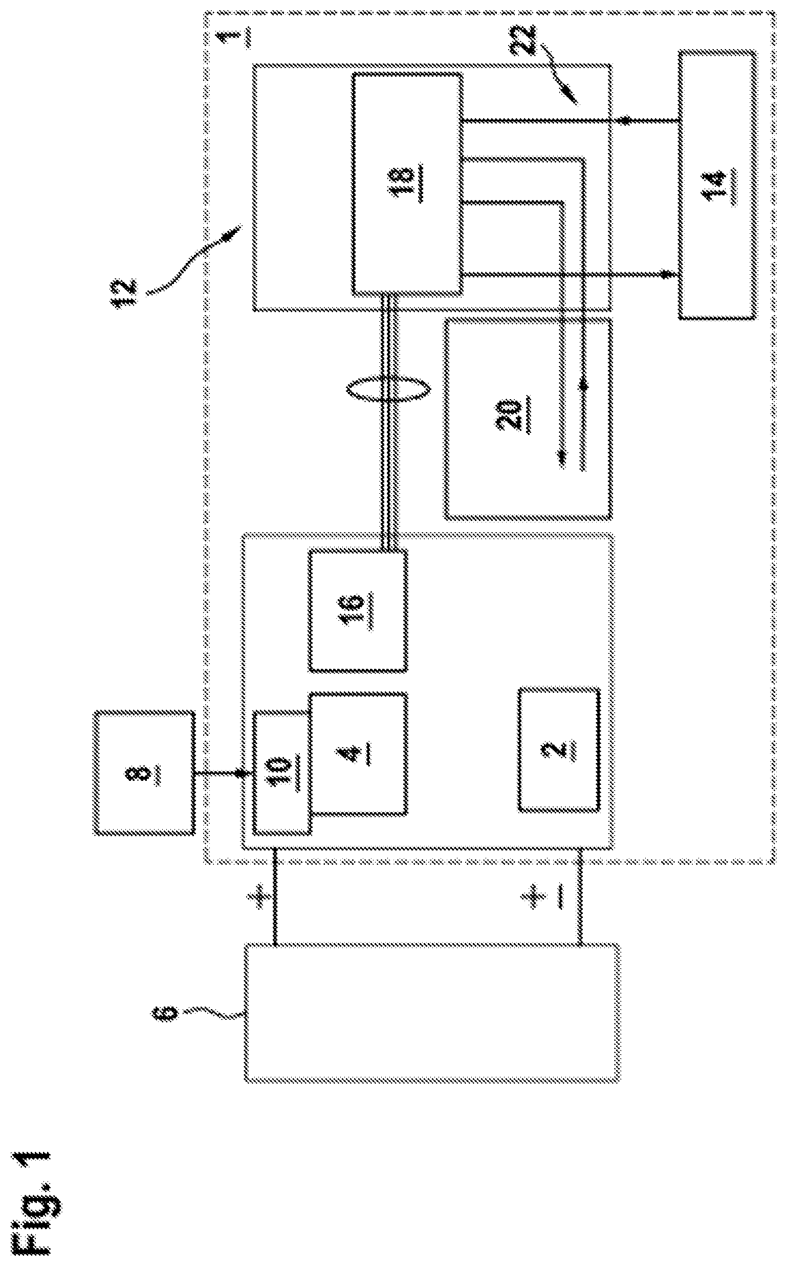 Patent US12139006 — Drive device with self-controlled cooling — Figure 1