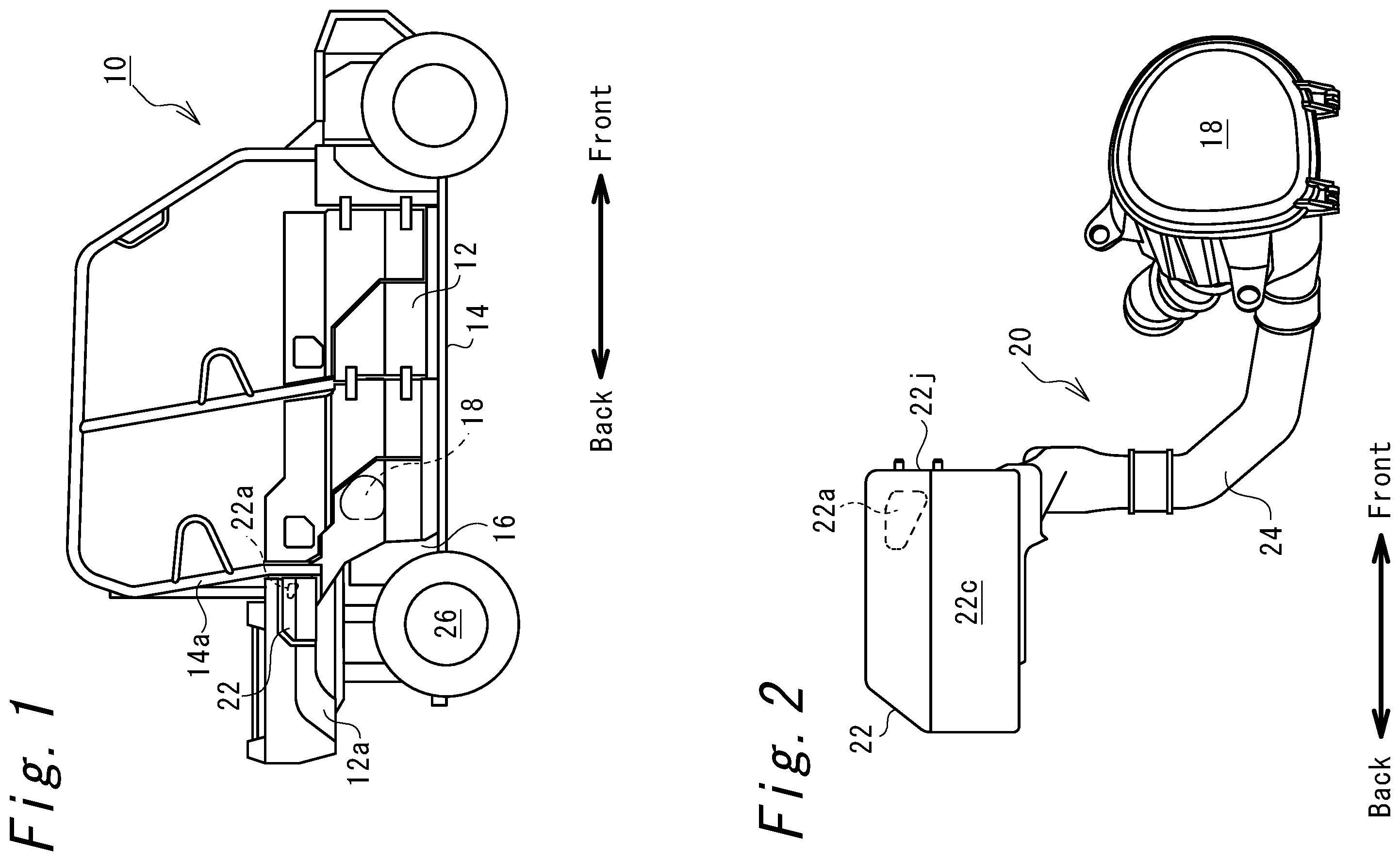 Patent US12139007 Figure 1 – Utility vehicle