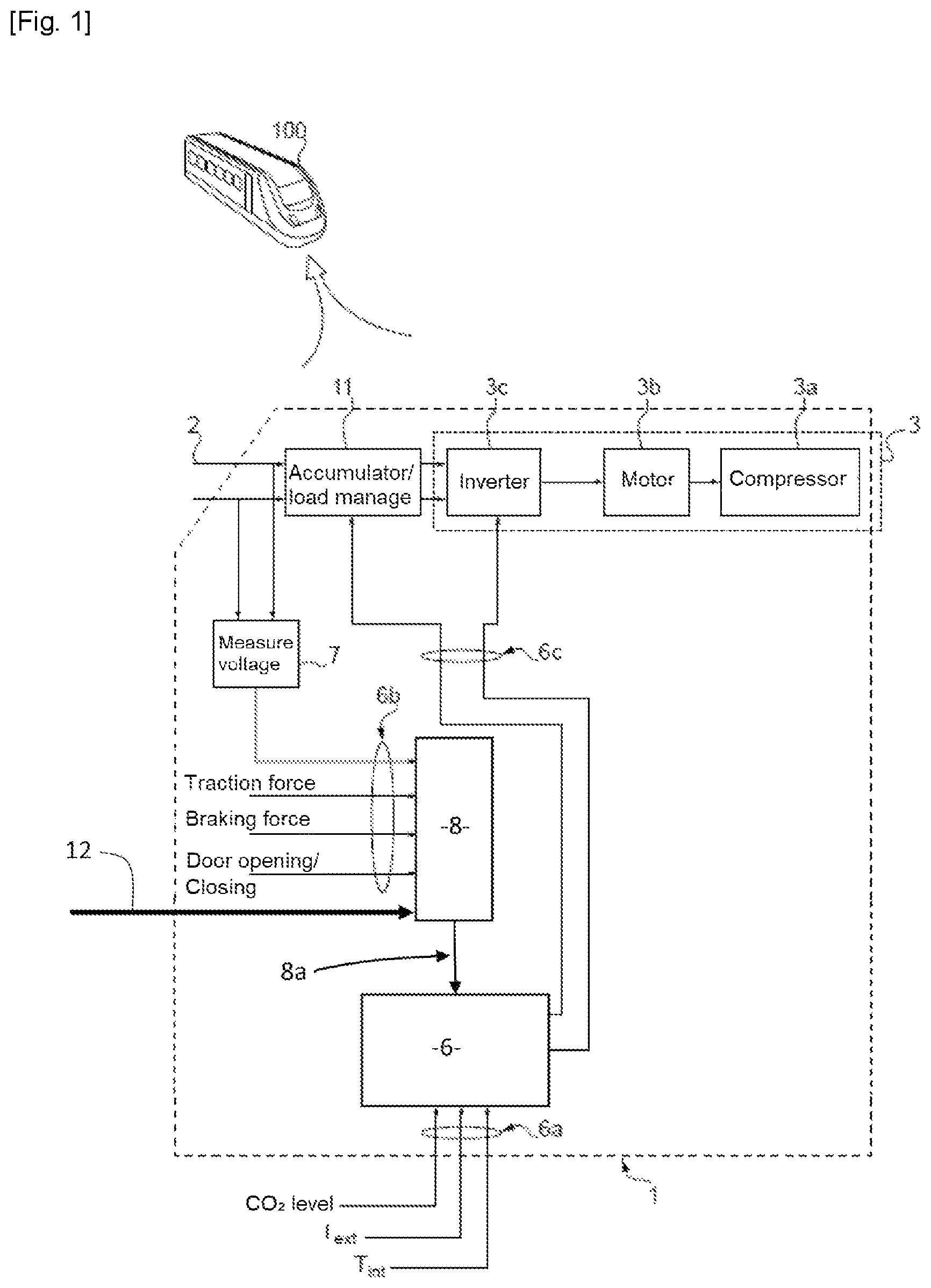 Patent US12139021 — Method for measuring energy consumed by a supply network for powering vehicles — Figure 1