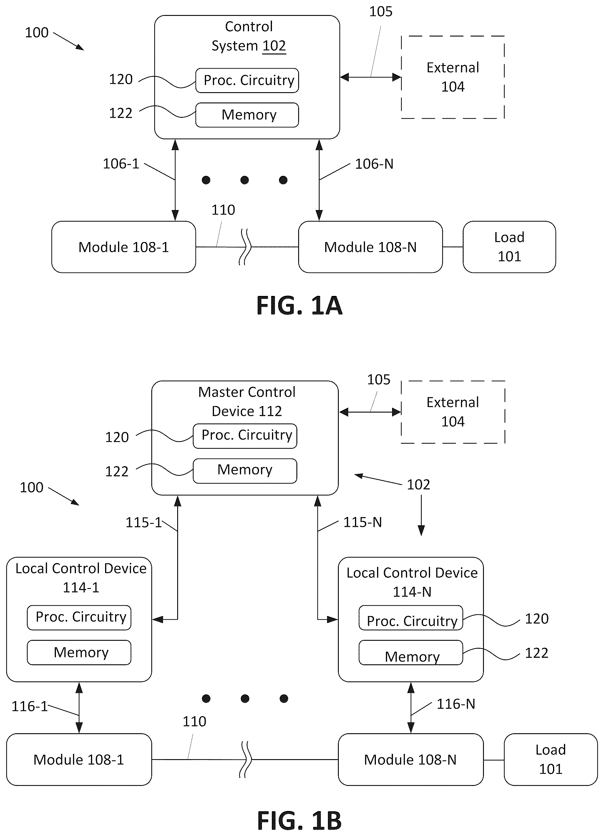 Patent US12139024 — Systems, devices, and methods for module-based cascaded energy systems — Figure 1