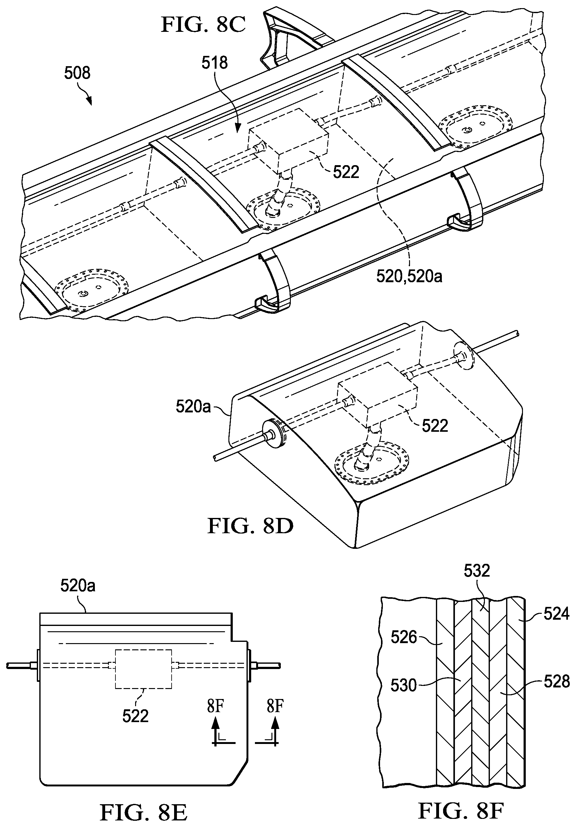 Patent US12139027 Figure 9 – Self-healing containment gels for aircraft fuel cells