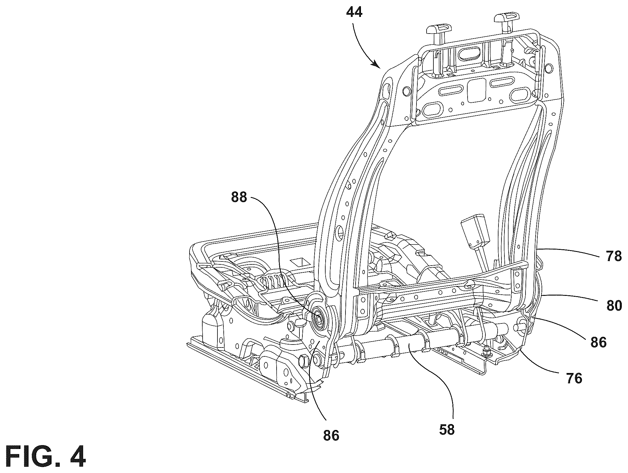 Patent US12139052 Figure 4 – Seating solutions for a stationary vehicle