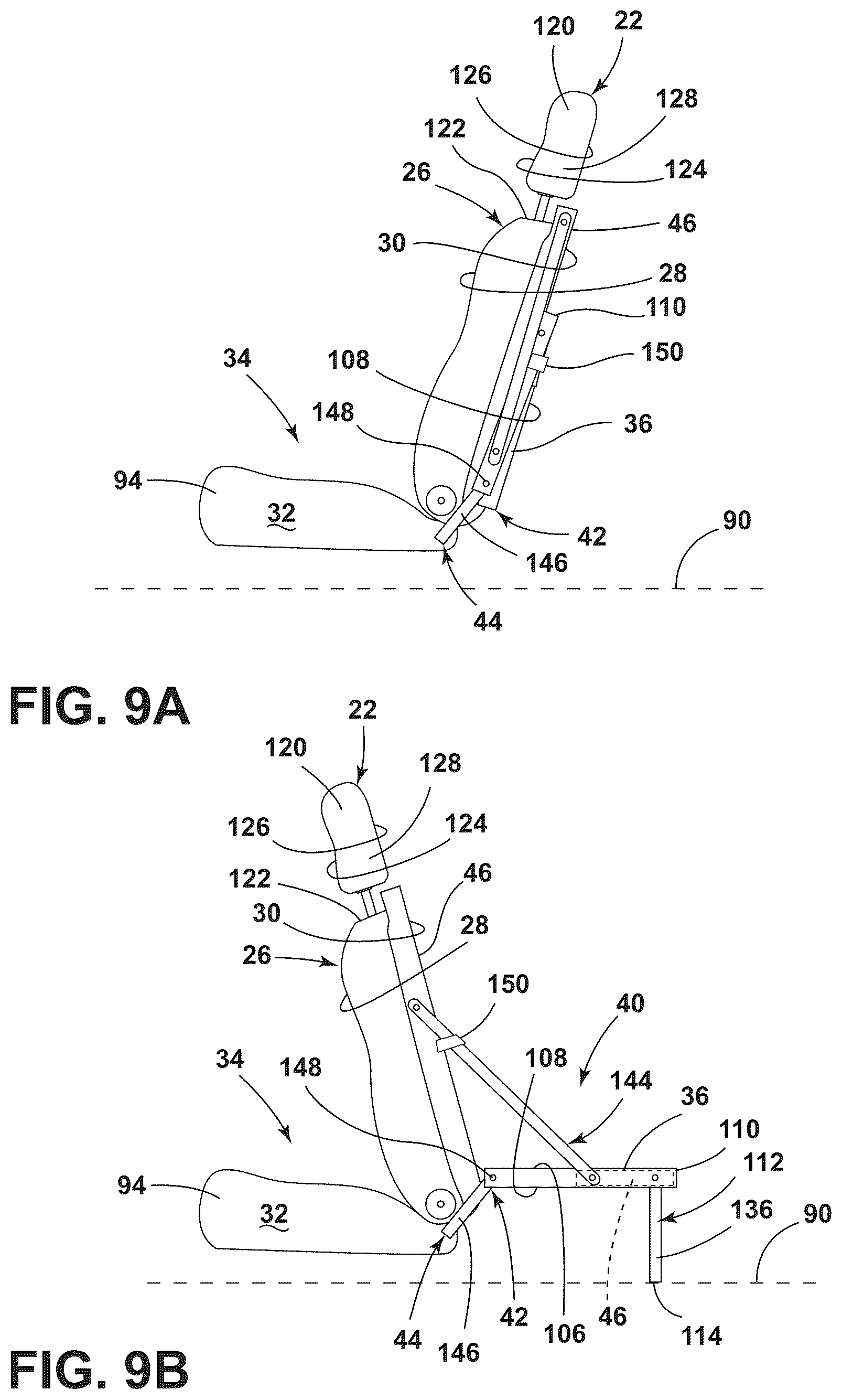 Patent US12139053 Figure 9 – Seating solutions for a stationary vehicle