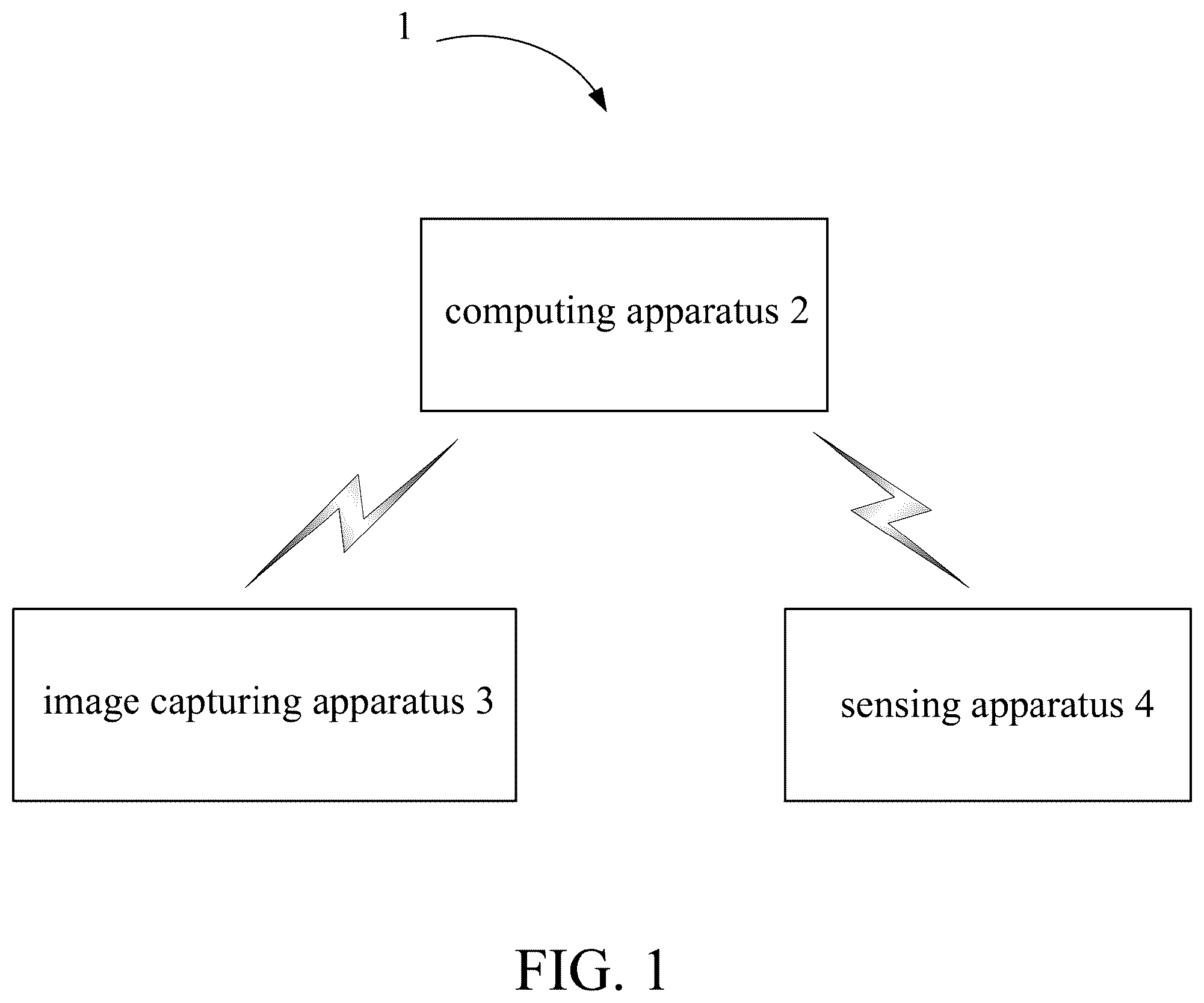 Patent US12139071 — Collision warning system and method for vehicle — Figure 1
