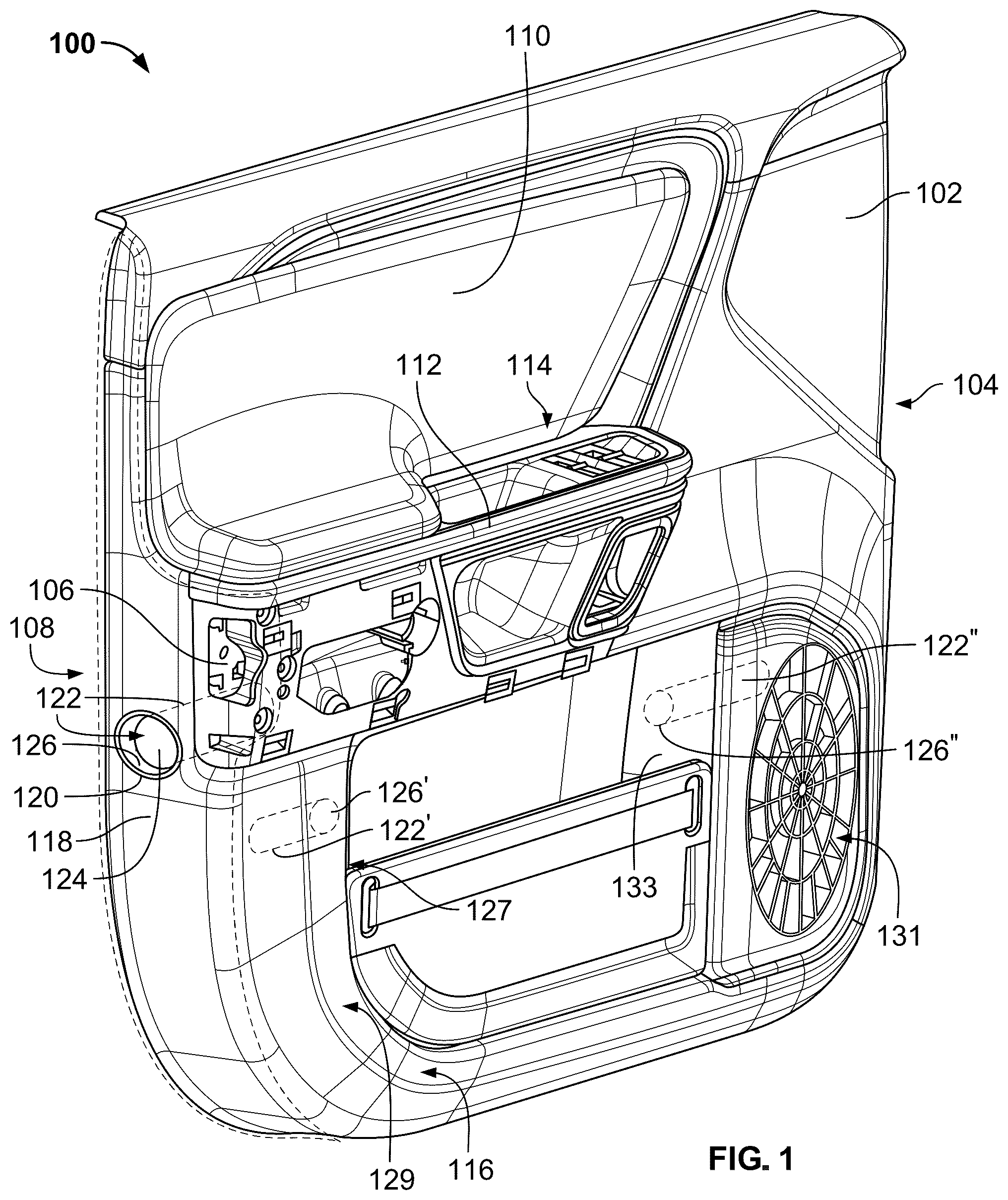 Patent US12139077 Figure 1 – In-door accessory charger