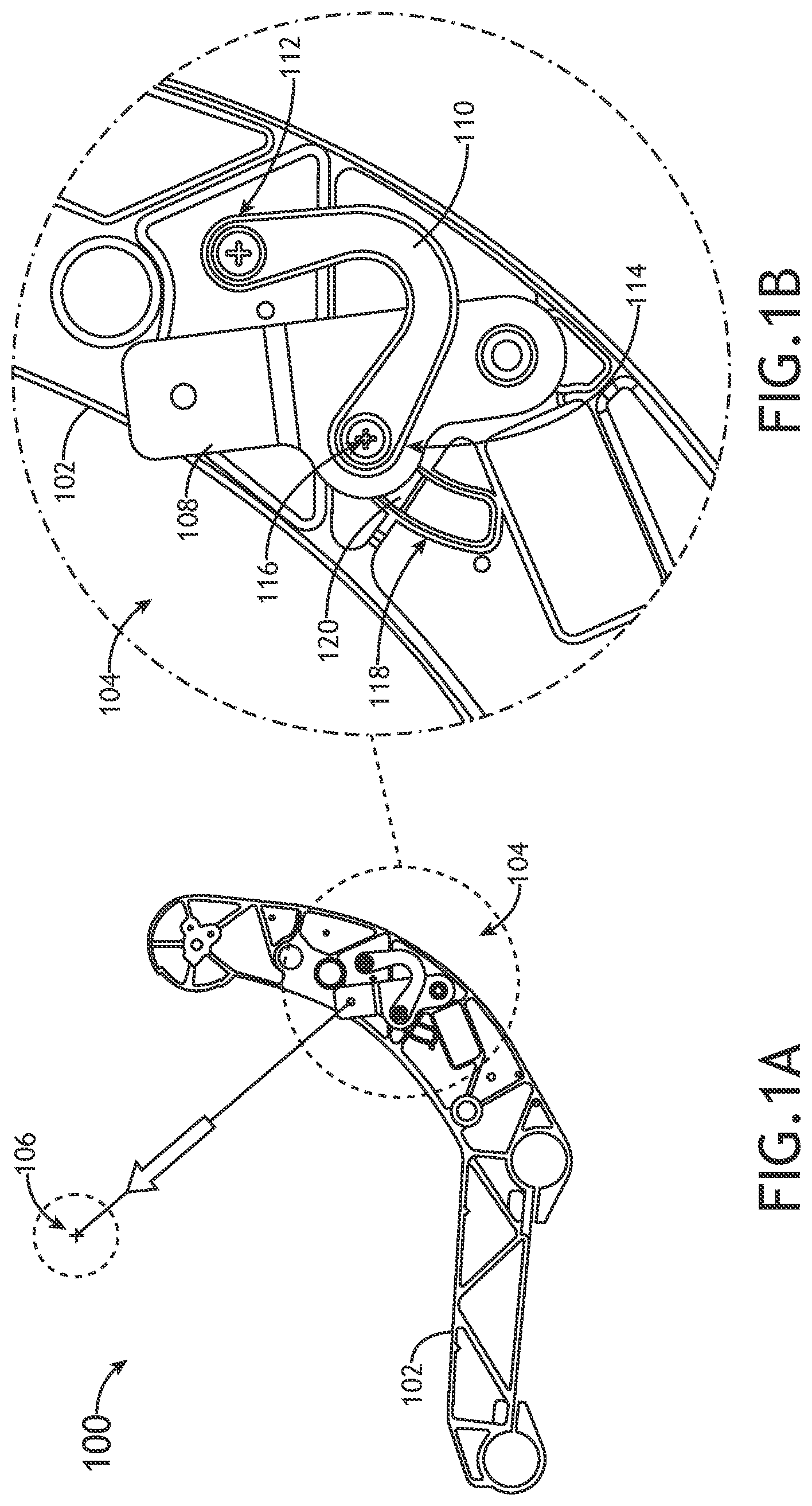 Patent US12139096 — Rotary lap belt shackle assembly — Figure 1