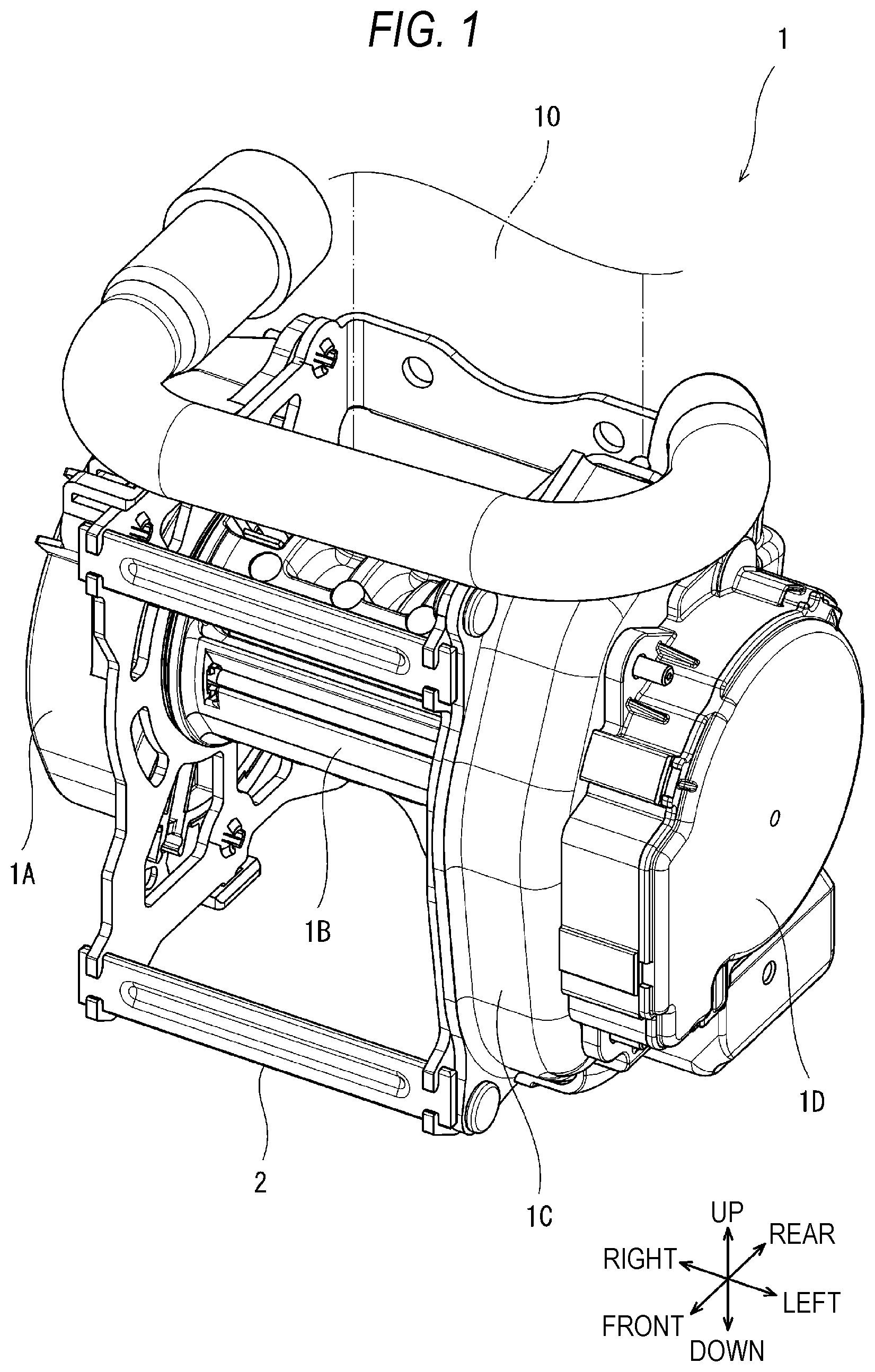 Patent US12139099 — Seat belt retractor — Figure 1