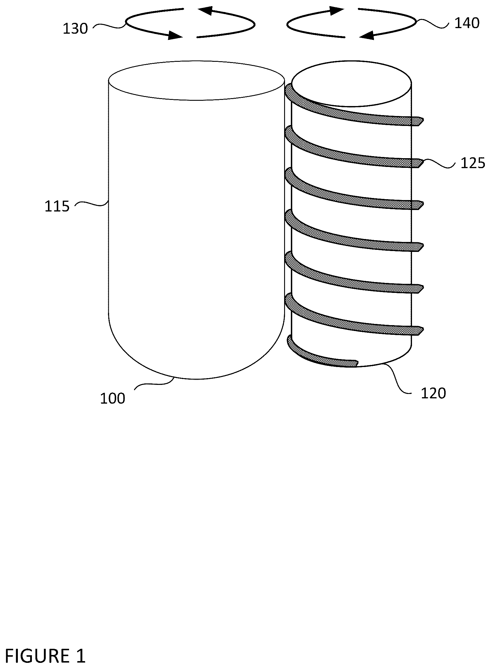 Patent US12139108 — Cleaning device for spinning surface — Figure 1