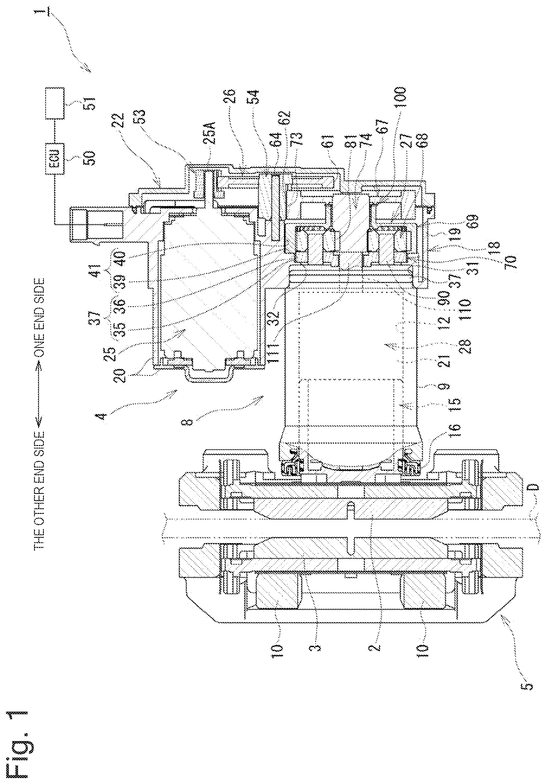 Patent US12139116 — Disk brake — Figure 1