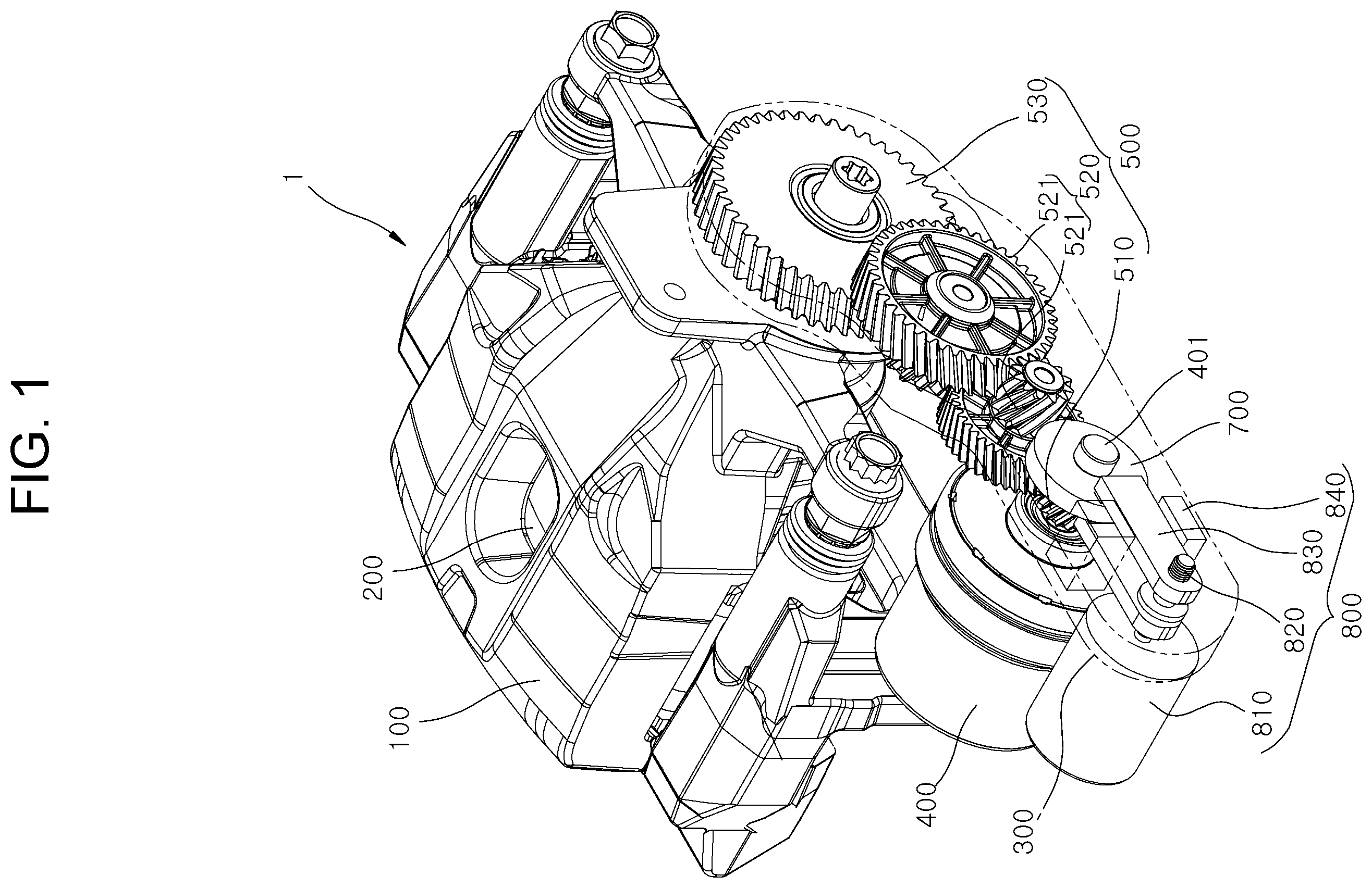 Patent US12139117 — Vehicle brake apparatus — Figure 1