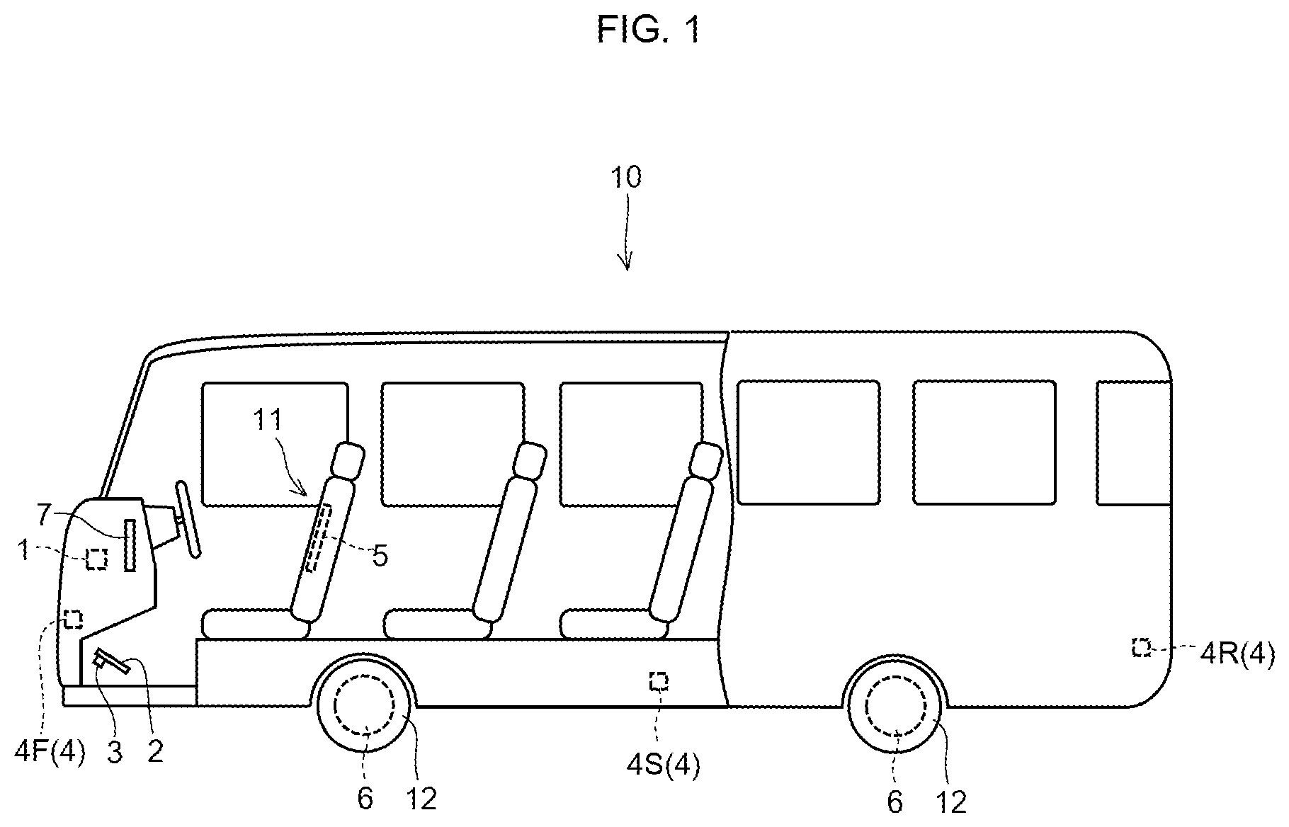 Patent US12139121 — Vehicle control device, vehicle control method, and computer-readable recording medium having stored thereon vehicle control program — Figure 1