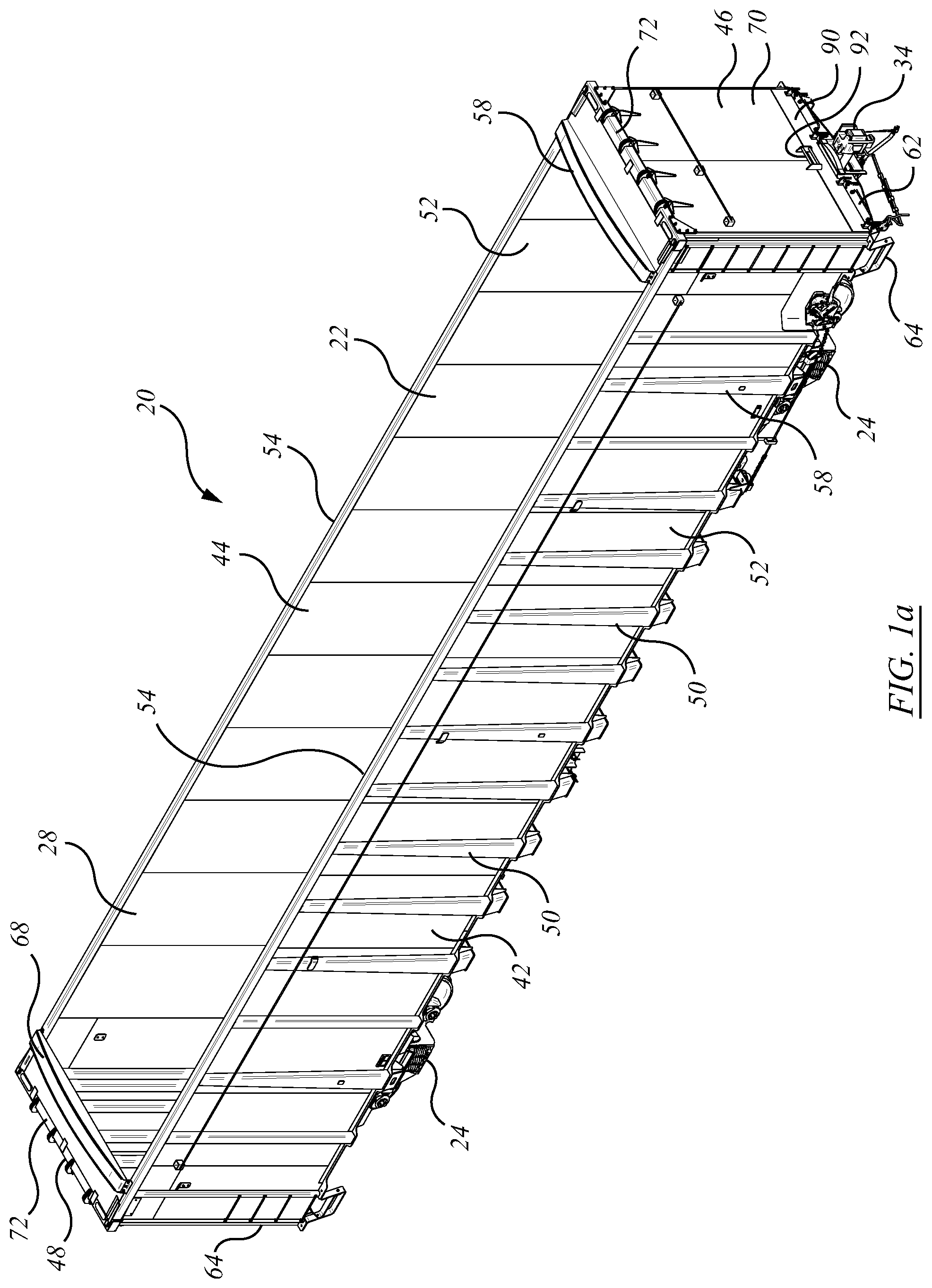 Patent US12139178 — Railroad car and end door assembly therefor — Figure 1
