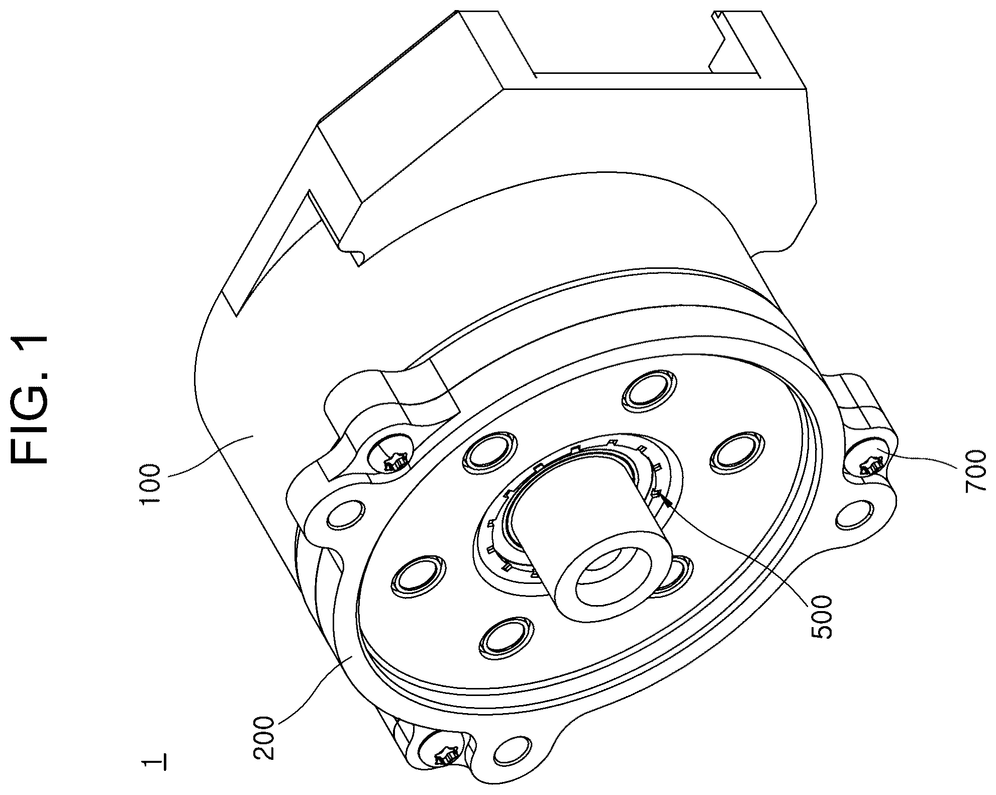 Patent US12139207 — Steering reaction force generation device for vehicle — Figure 1