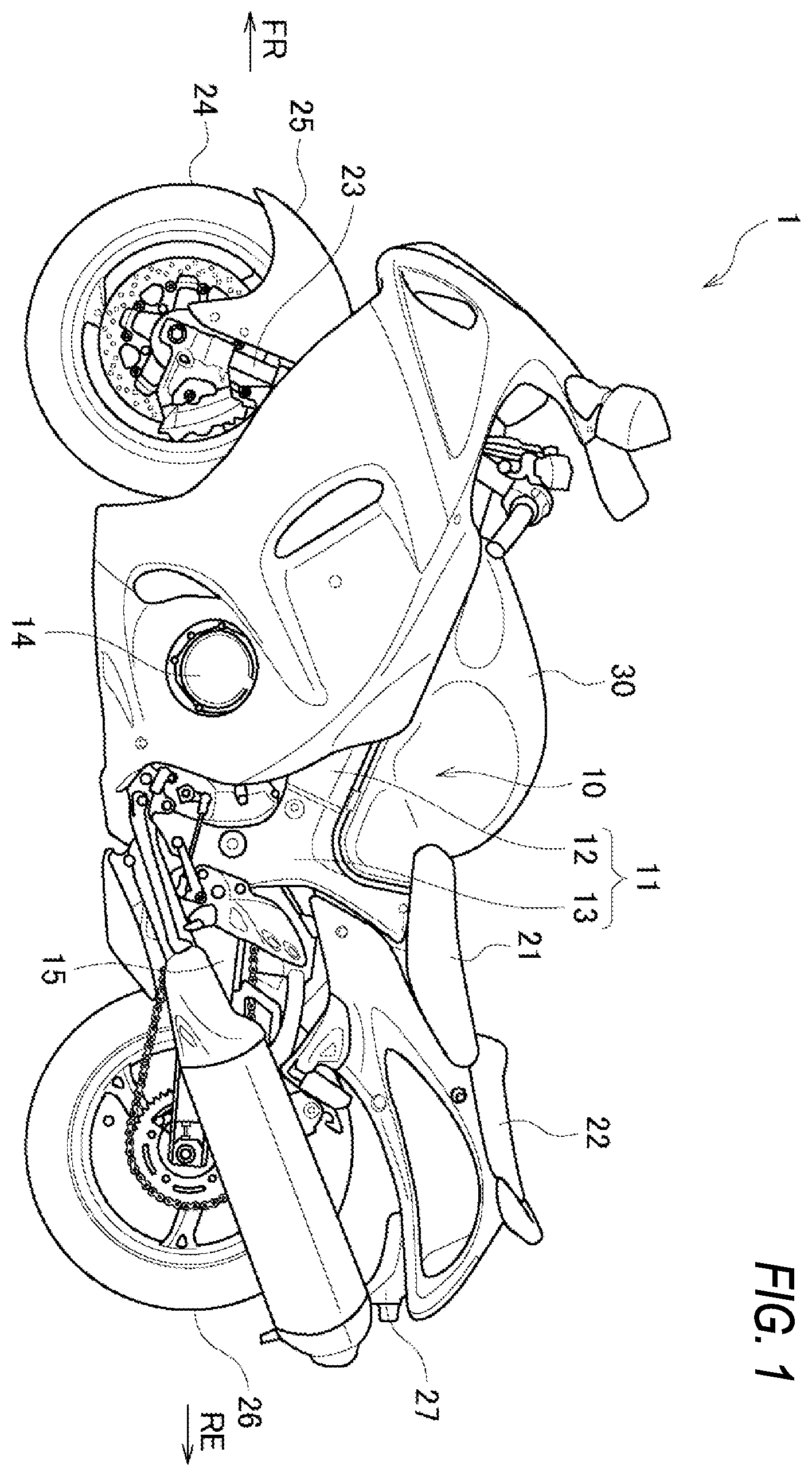 Patent US12139227 Figure 1 – Fuel tank and method for manufacturing fuel tank