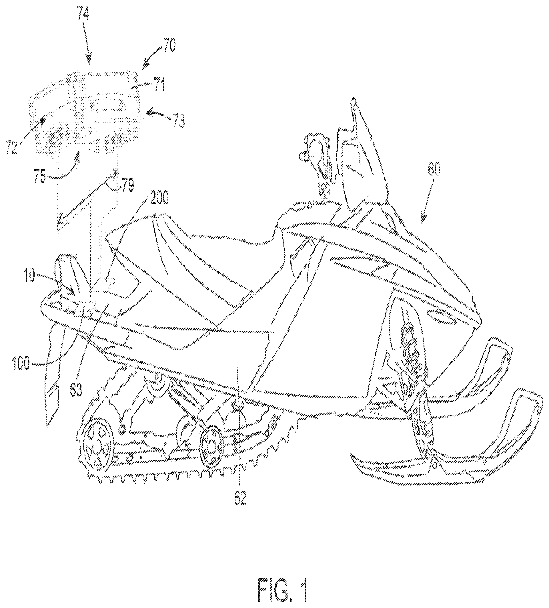 Patent US12139229 — Accessory mounting system for a vehicle and method for using the same — Figure 1