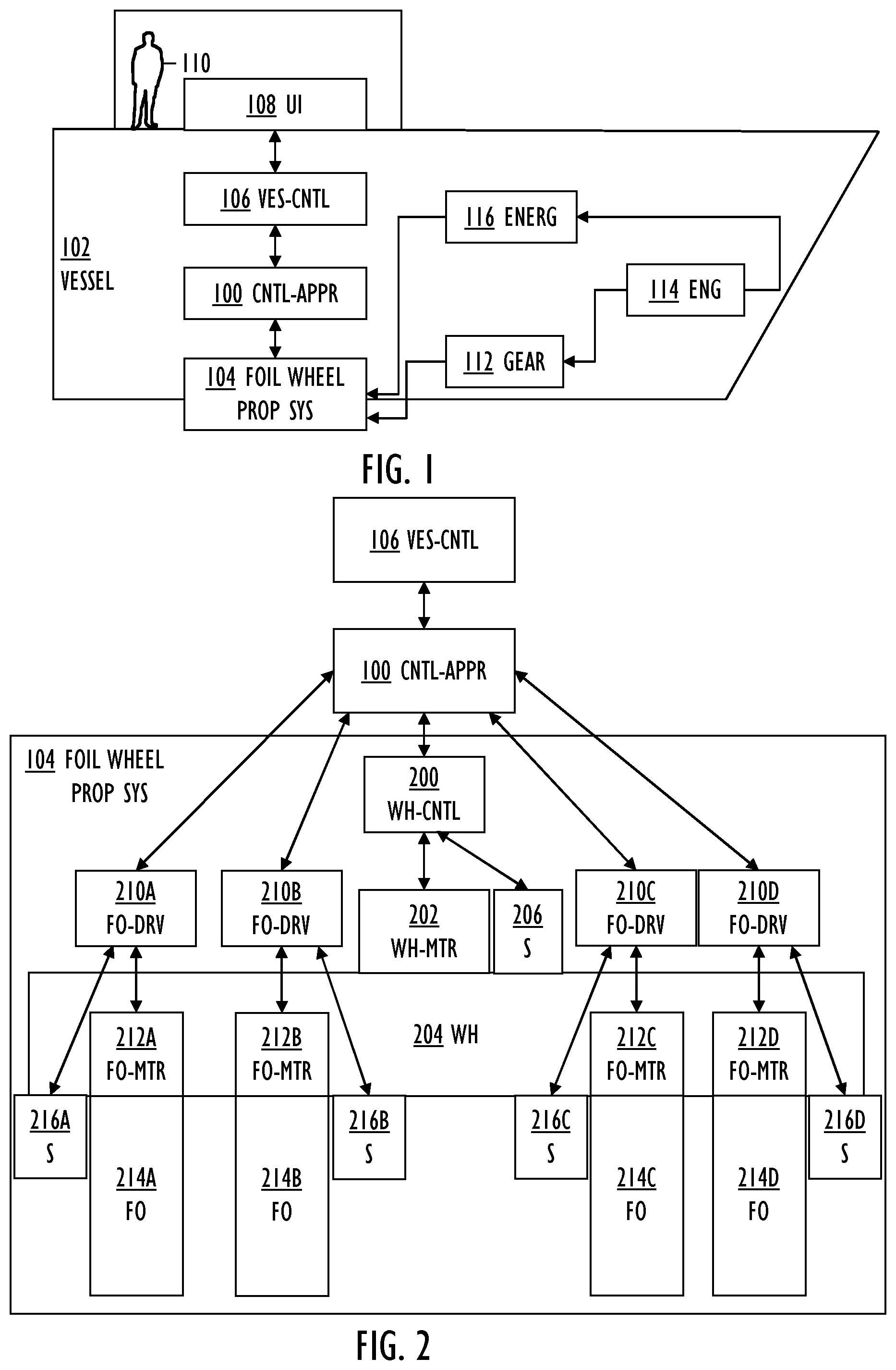 Patent US12139243 — Apparatus, method and computer program for controlling propulsion of marine vessel — Figure 1