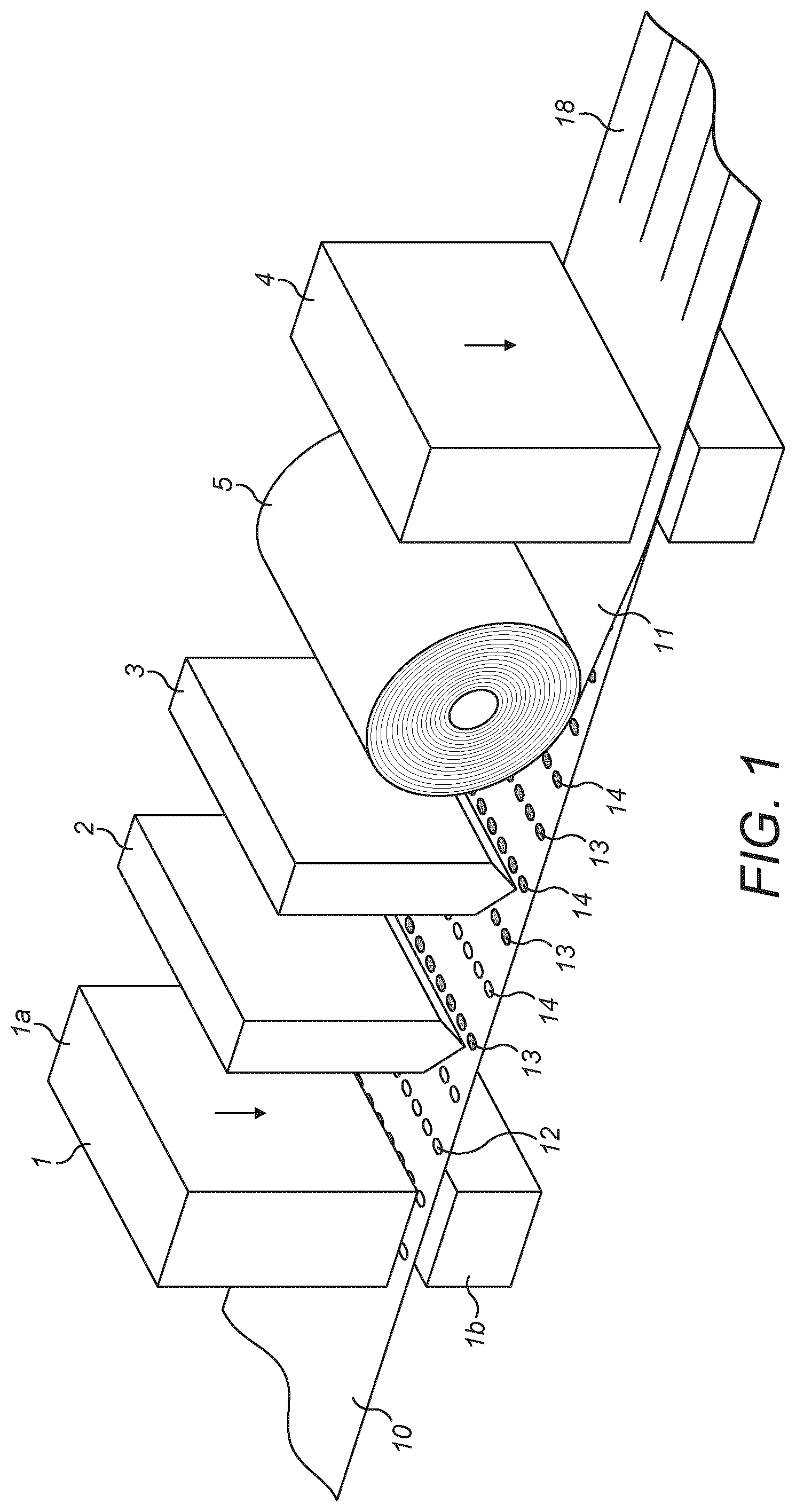 Patent US12139282 — Process for manufacturing a blister strip for a dry powder inhaler — Figure 1