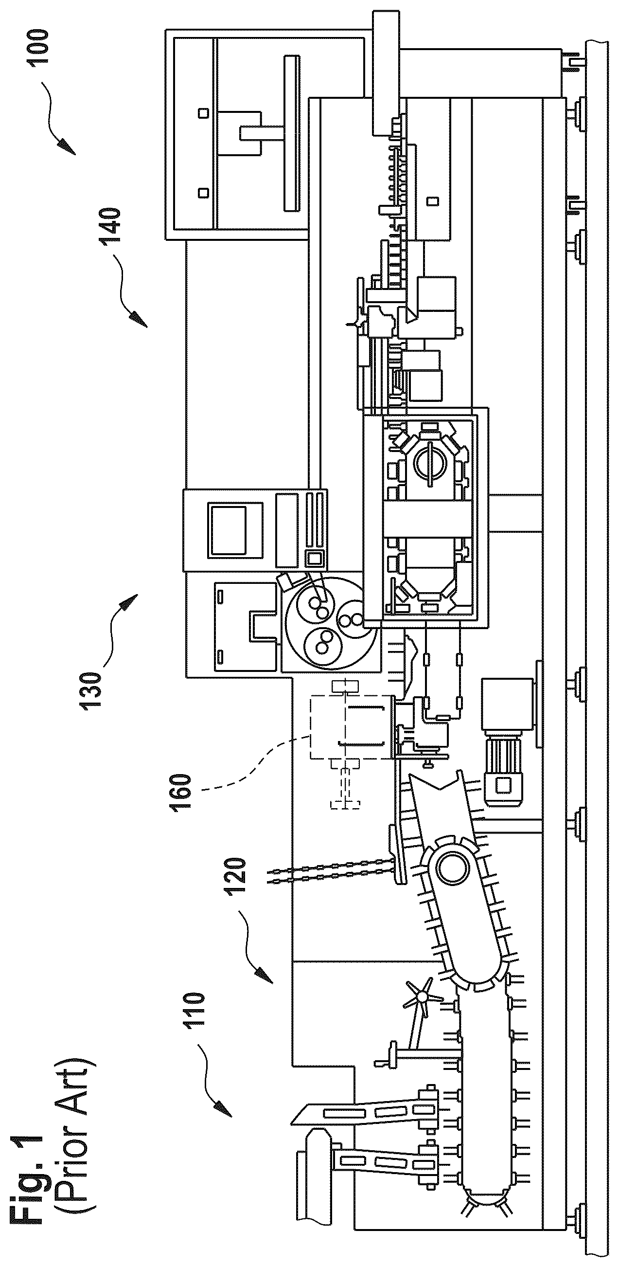 Patent US12139290 — Cartoning machine system and method for cartoning a product — Figure 1