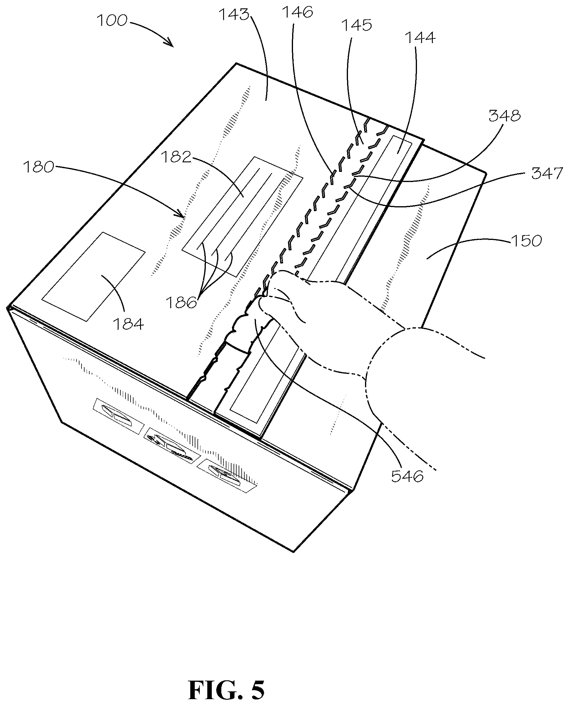 Patent US12139313 Figure 4 – Dual use box