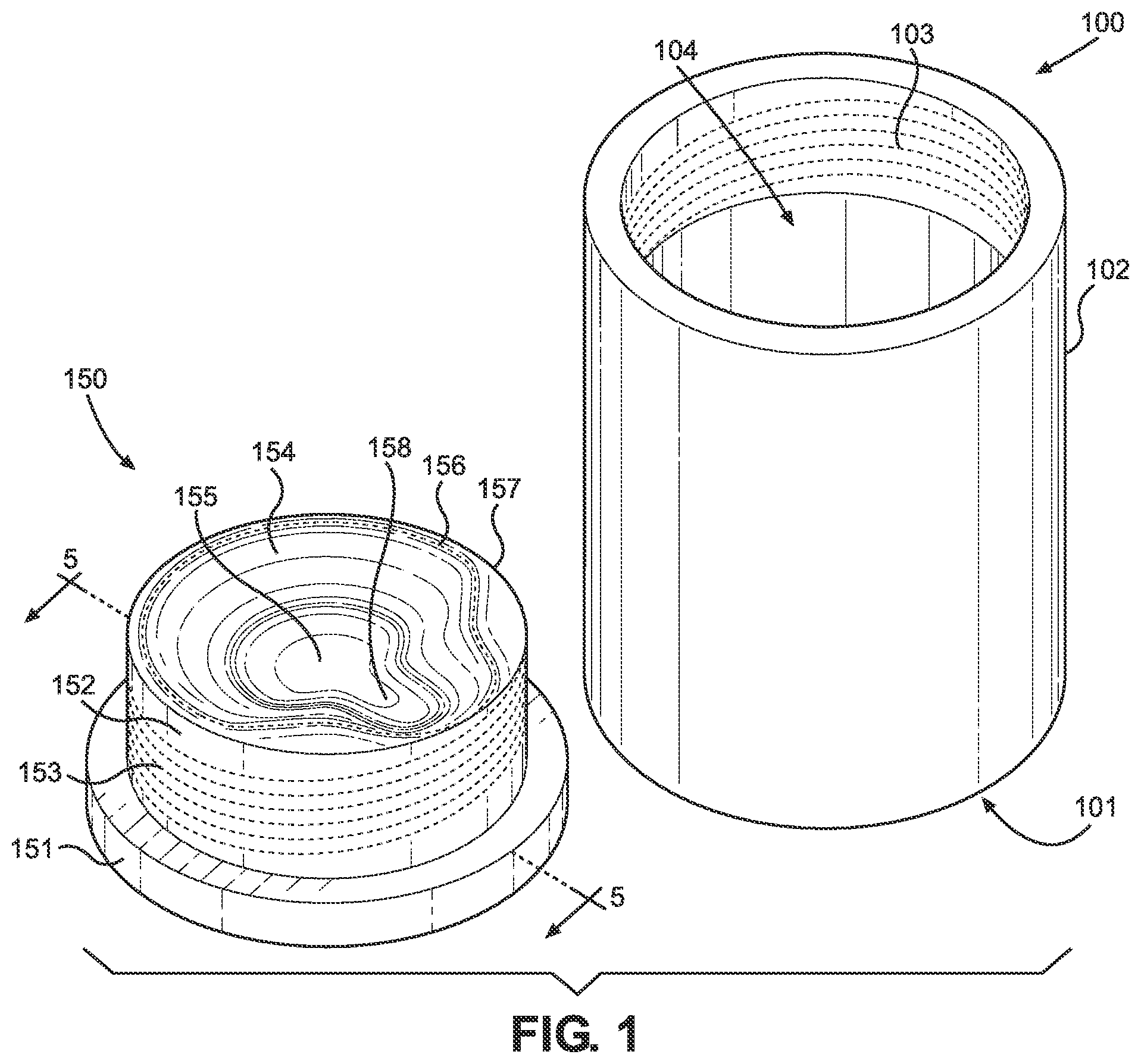 Patent US12139314 — System for storing and processing herbs — Figure 1