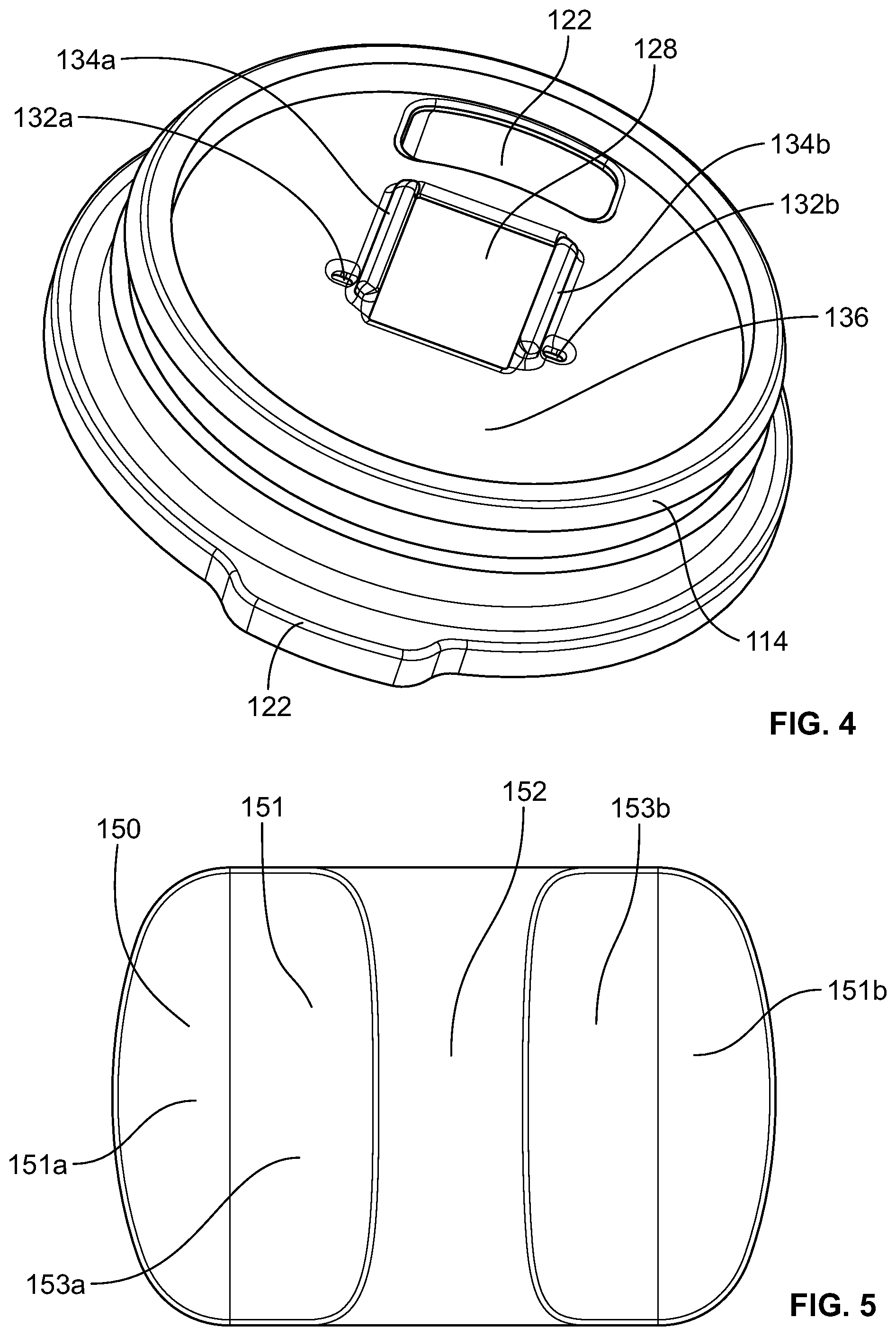 Patent US12139316 Figure 4 – Closure and lid and method of forming closure and lid