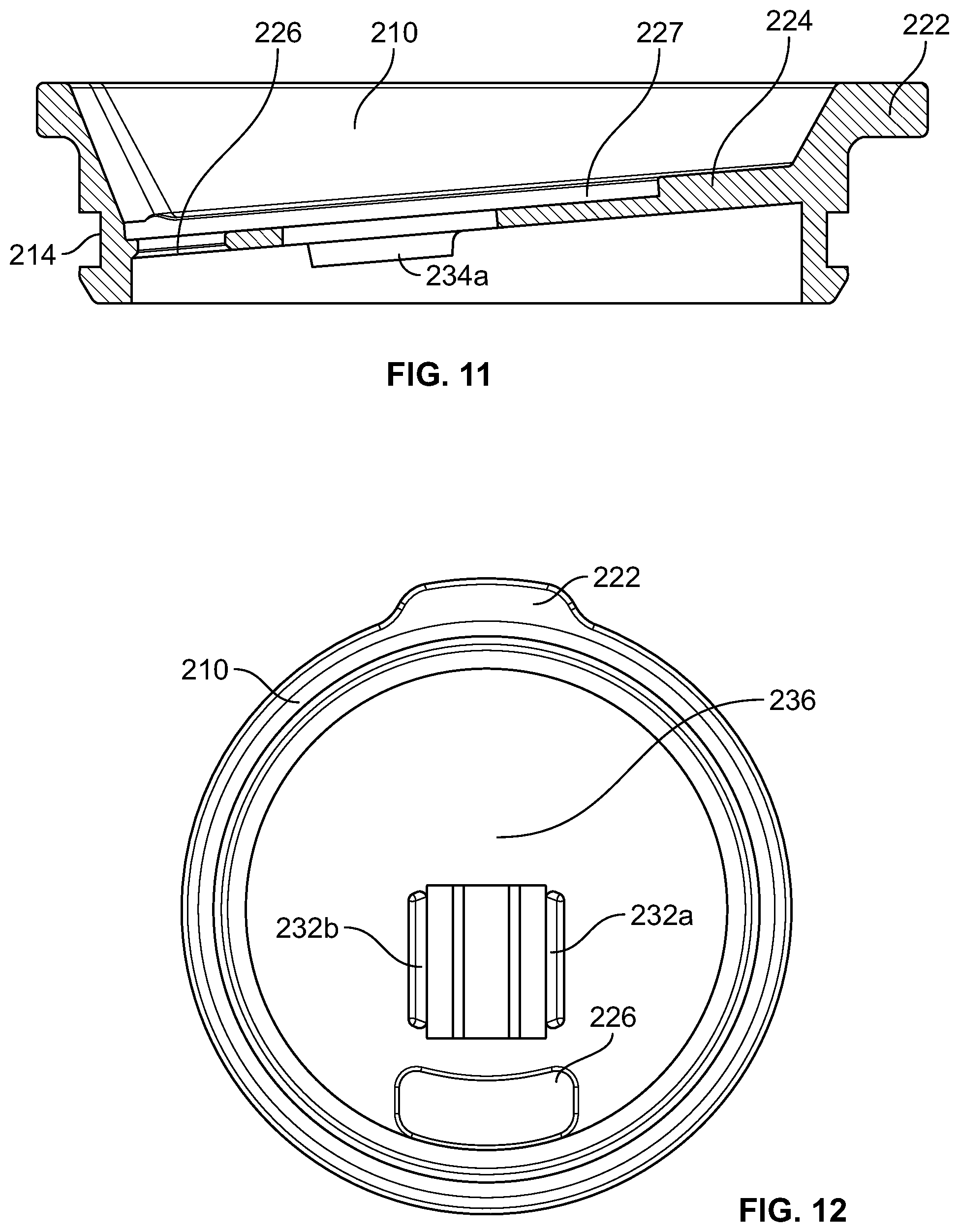 Patent US12139316 Figure 7 – Closure and lid and method of forming closure and lid
