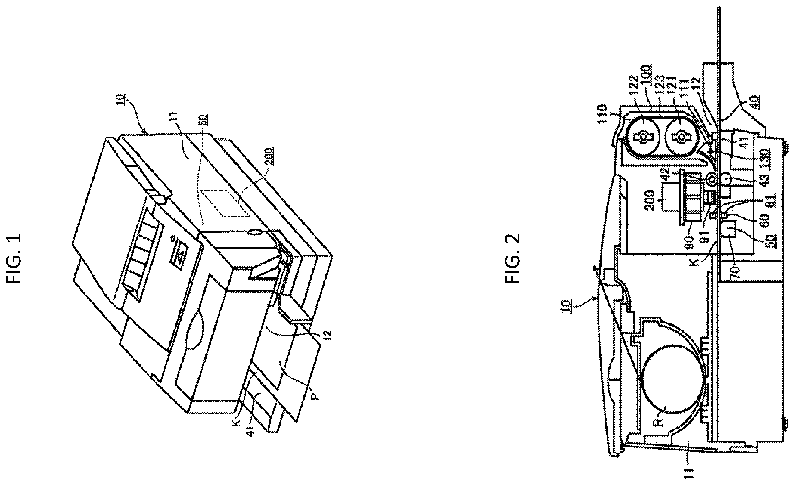 Patent US12139358 — Magnetic ink reading device and printer — Figure 1