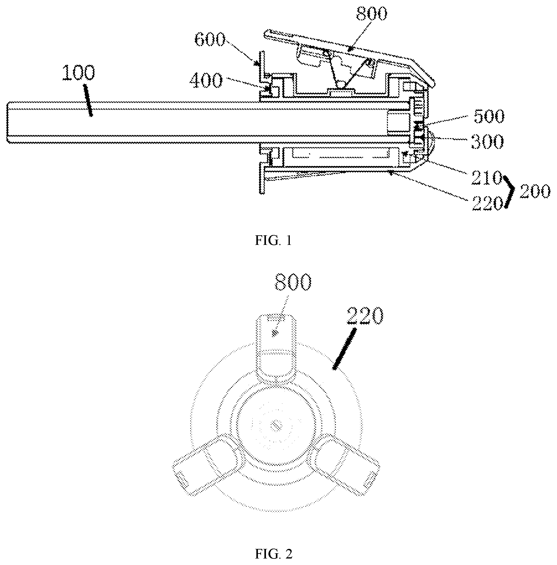 Patent US12139366 Figure 1 – Rotary shaft of three-dimensional printing filament spool holder, three-dimensional printing filament spool holder, and three-dimensional printer