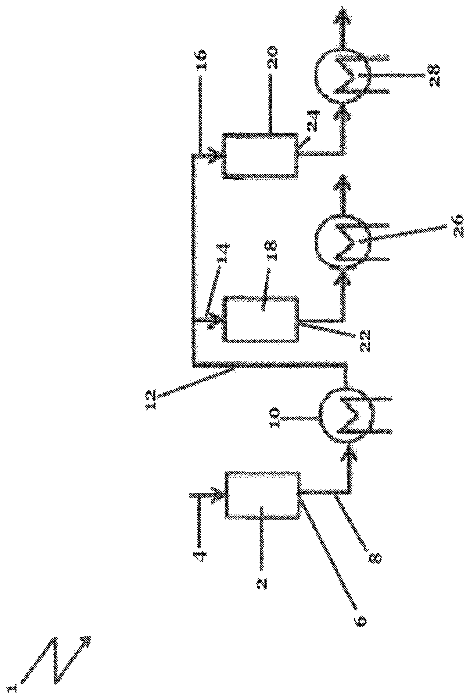 Patent US12139404 — Method and device for carrying out a water-gas shift reactor — Figure 1