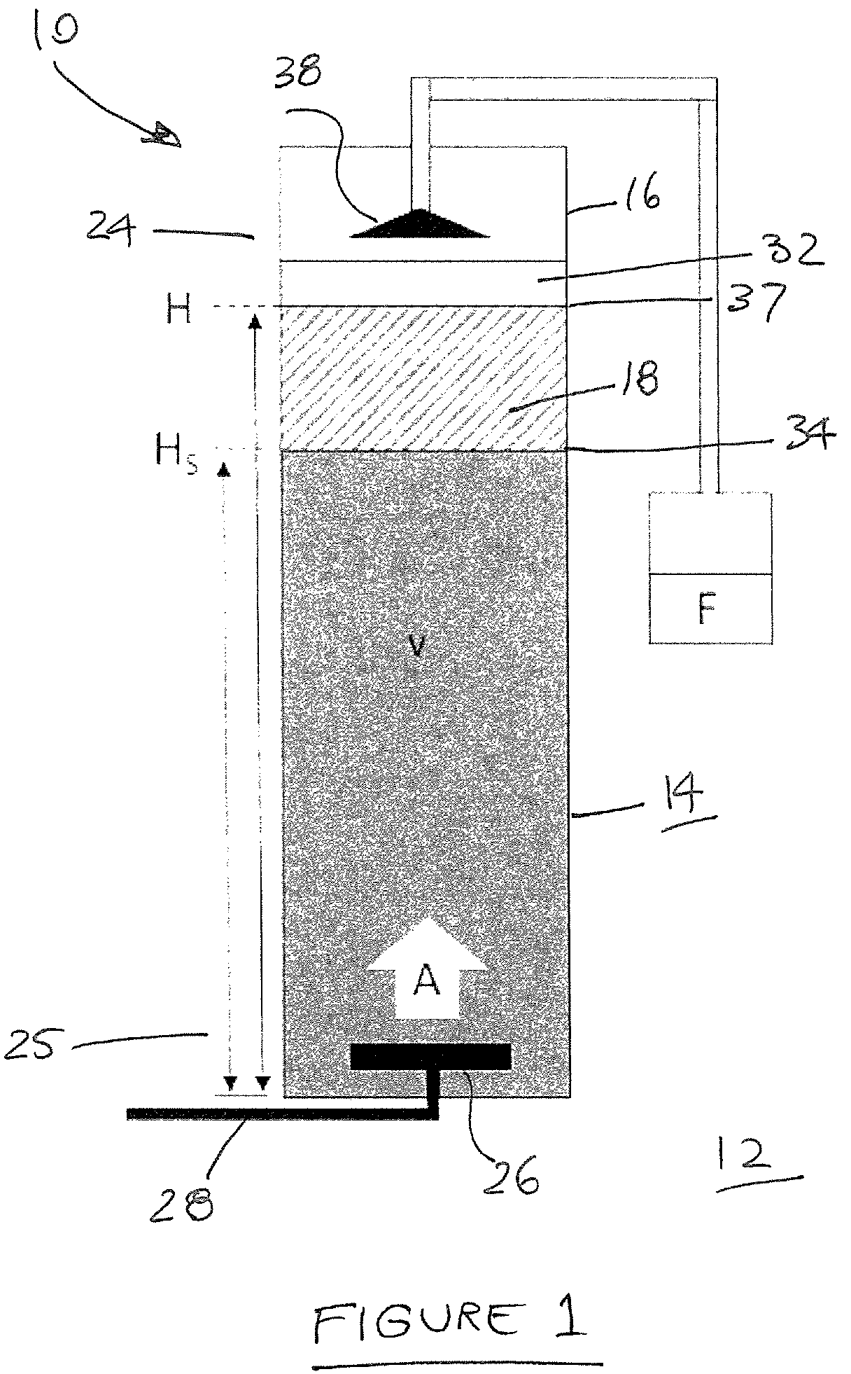 Patent US12139420 — Method and apparatus for separation of a substance from water — Figure 1