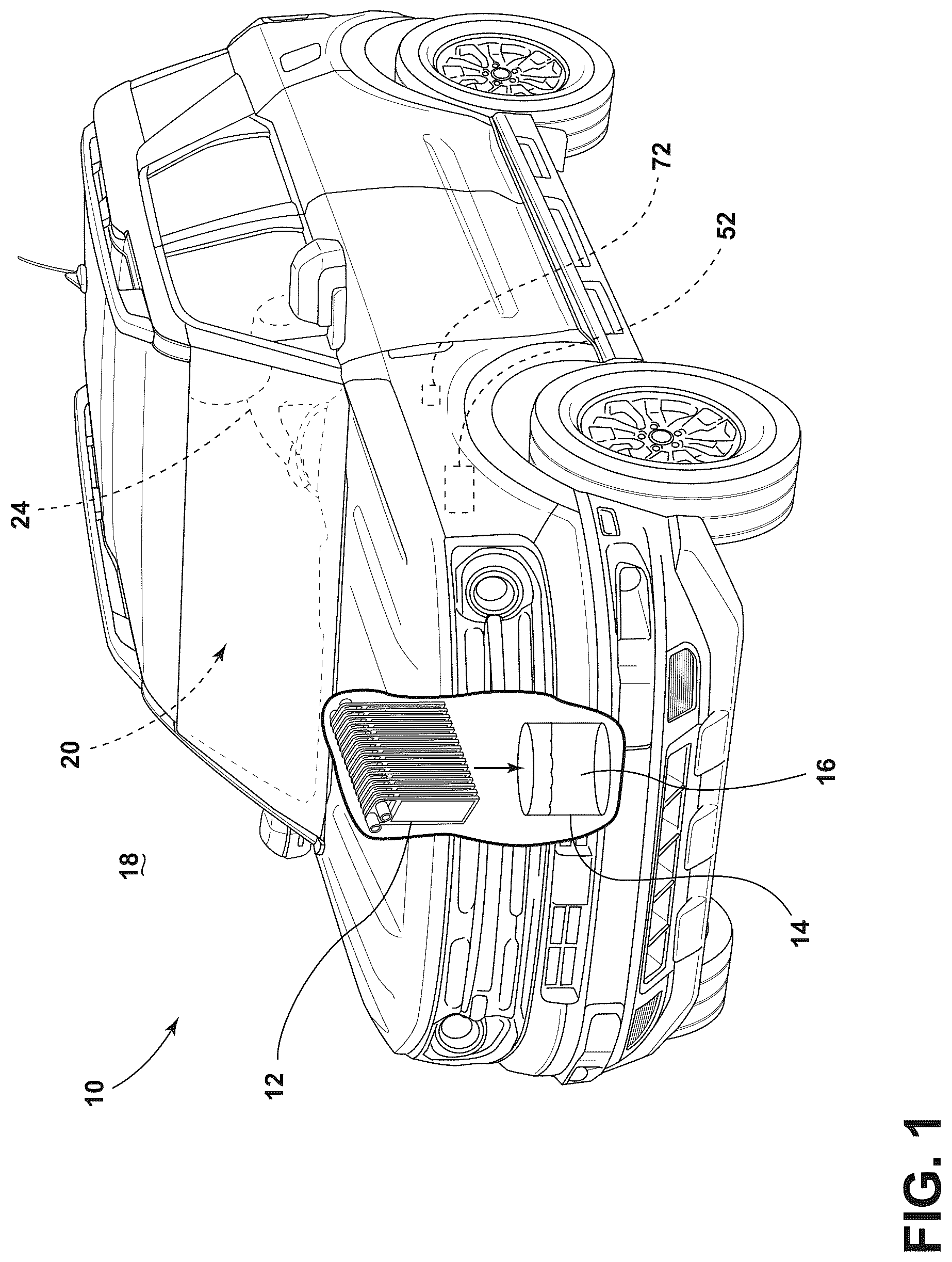 Patent US12139423 Figure 1 – Diagnostics of an on-board water generation system