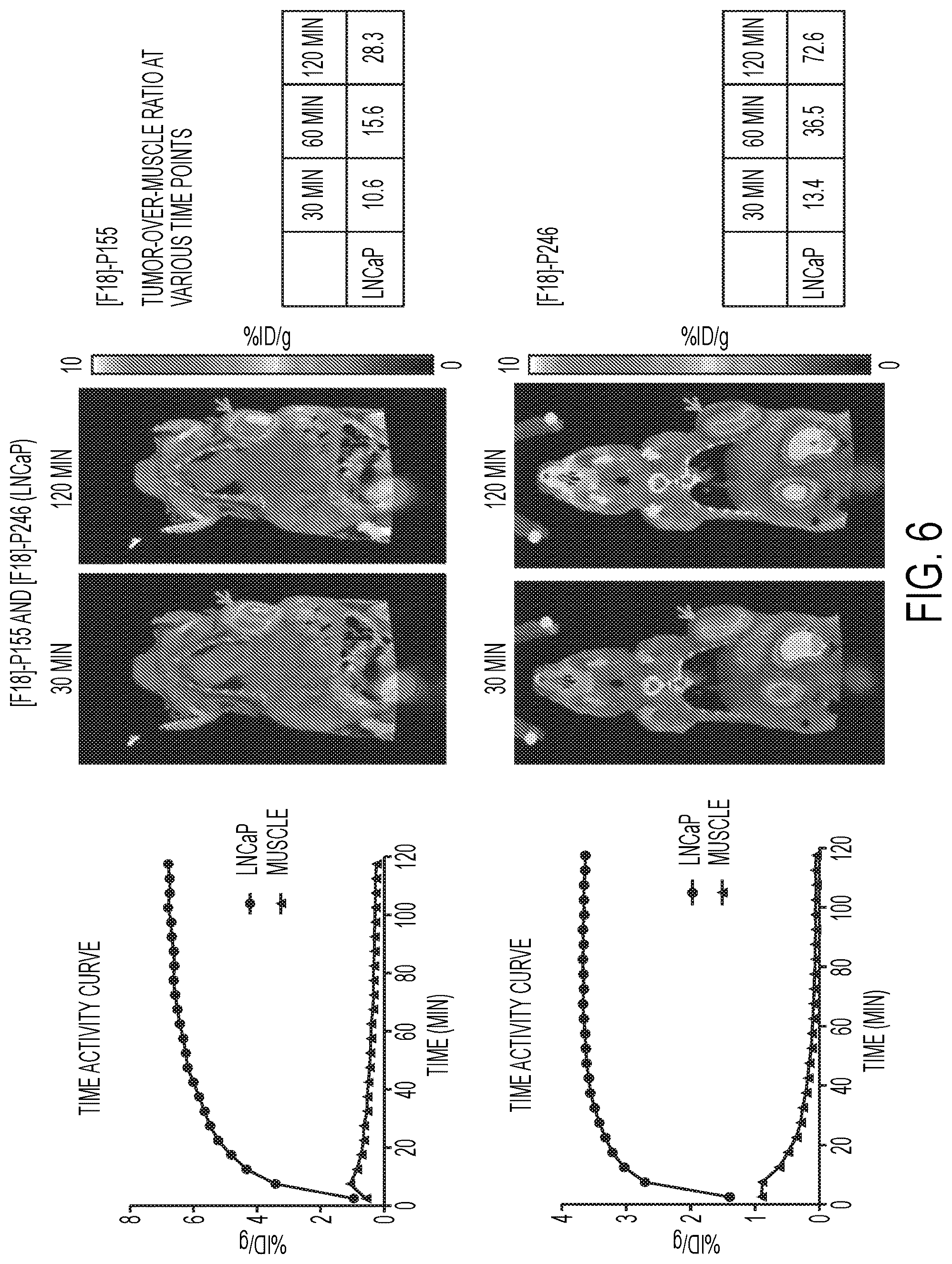 Patent US12139554 Figure 6 – PSMA imaging agents