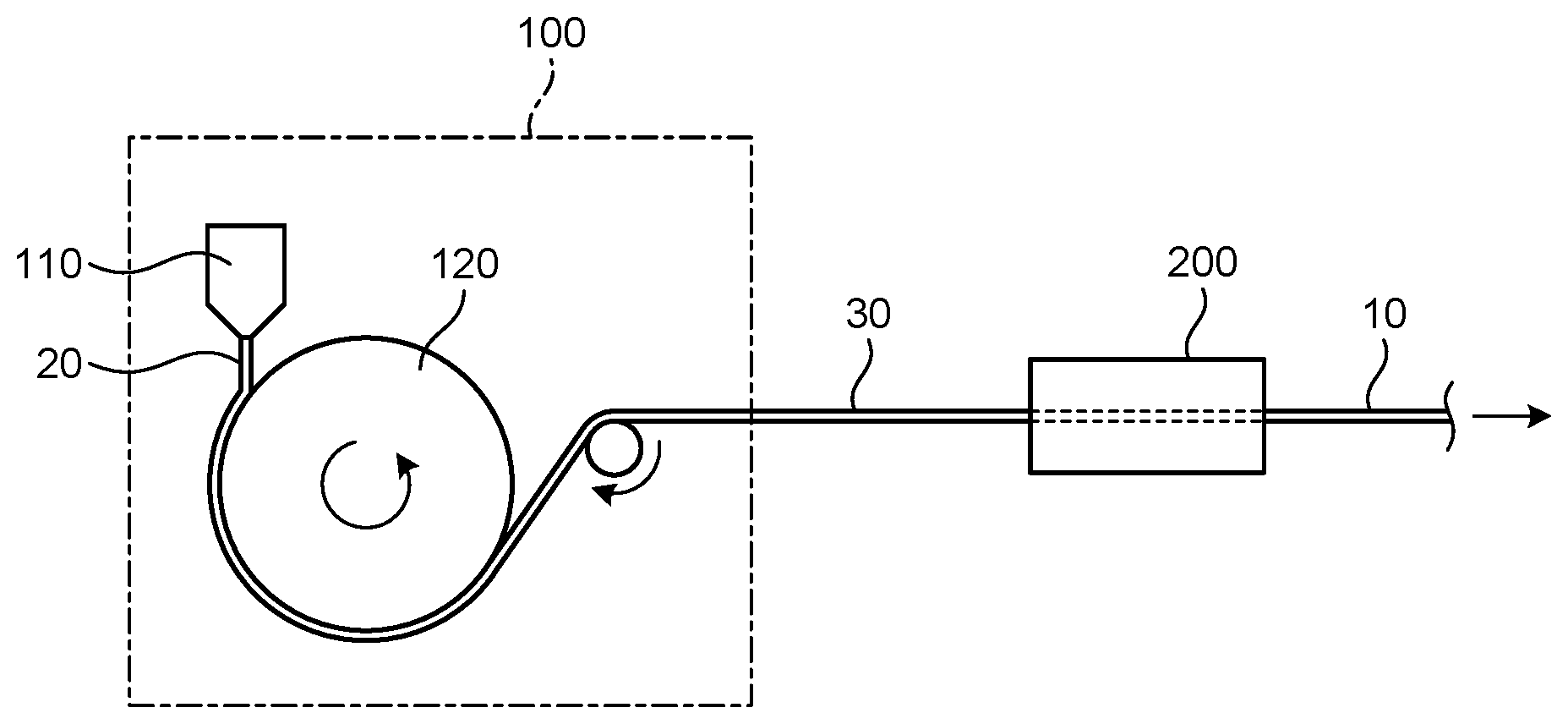 Patent US12139570 — Retardation film and production method for retardation film — Figure 1