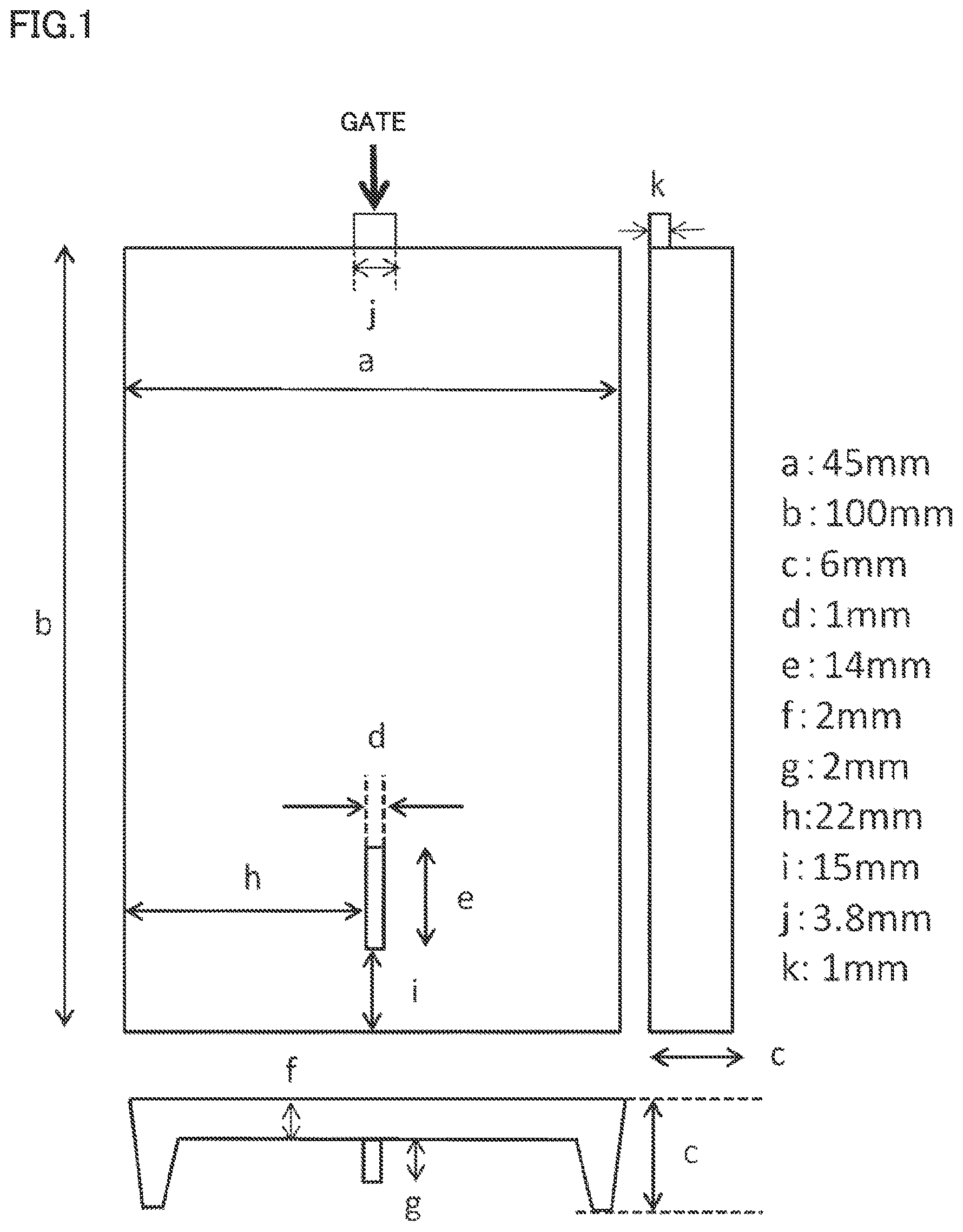Patent US12139602 — Thermoplastic polyester resin composition — Figure 1