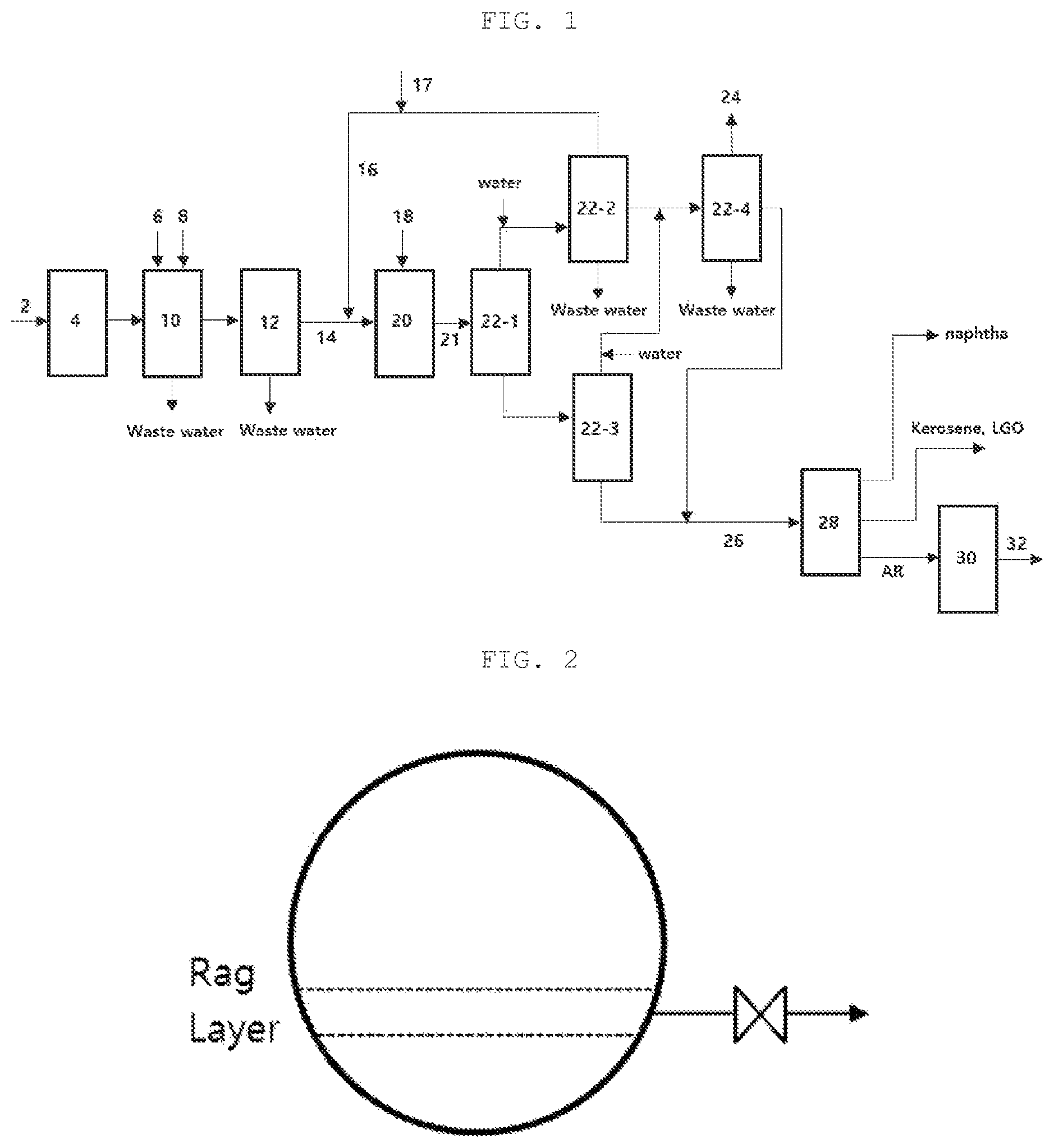 Patent US12139676 Figure 1 – Method and system for producing refined hydrocarbons from waste plastic pyrolysis oil
