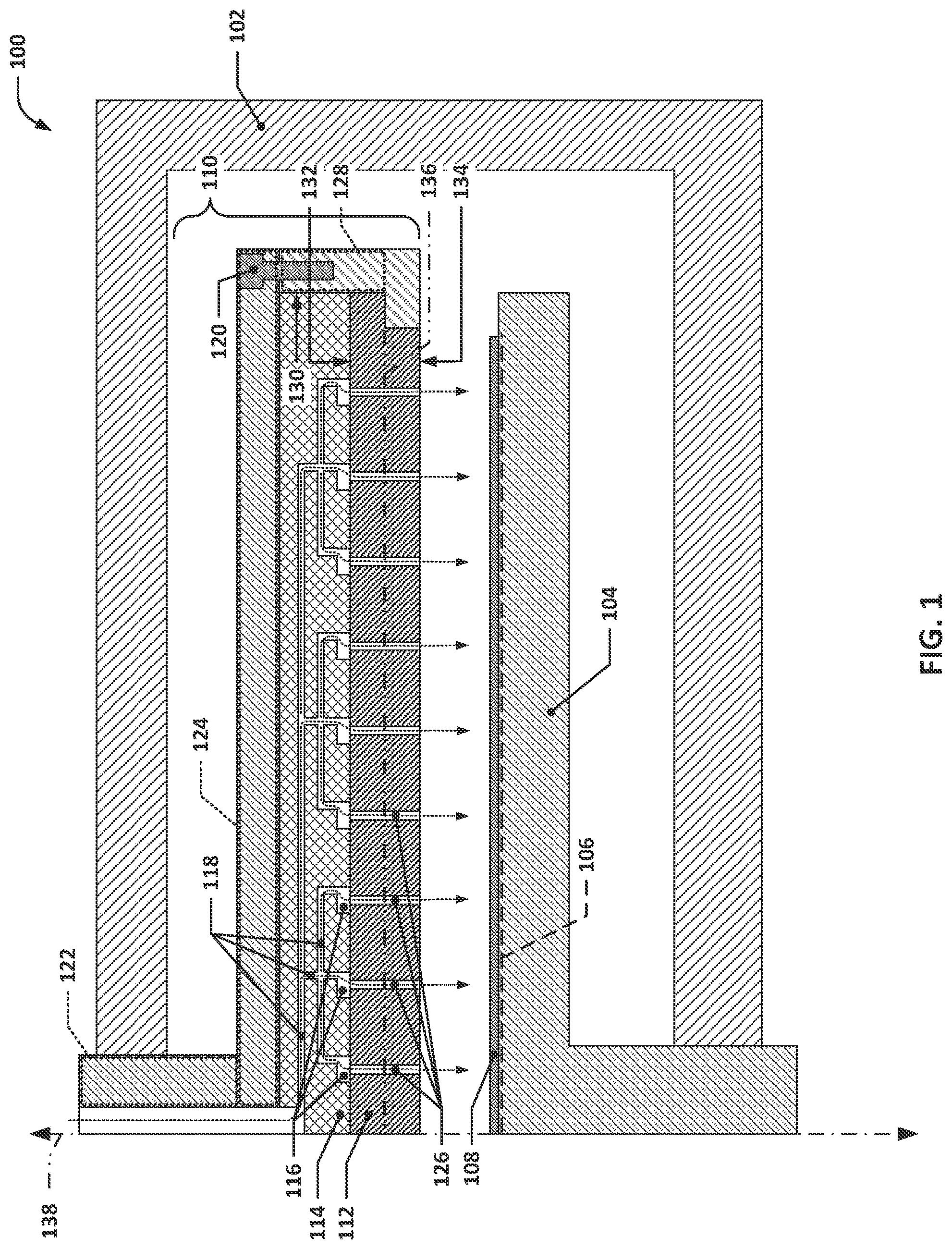 Patent US12139791 — Showerhead faceplates with angled gas distribution passages for semiconductor processing tools — Figure 1