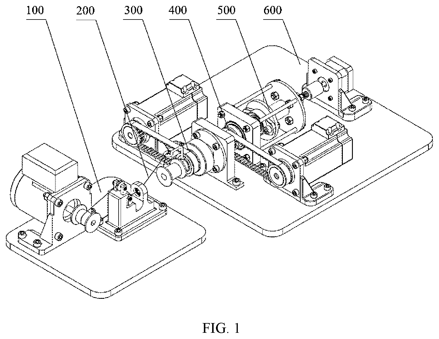 Patent US12139823 — Continuous automatic twisting and winding device and method for polymer fiber artificial muscles — Figure 1
