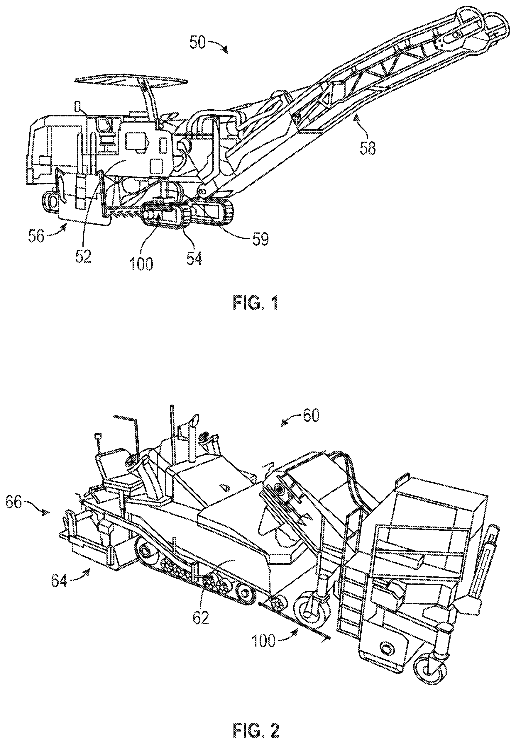 Patent US12139858 — Power activated steering guide — Figure 1