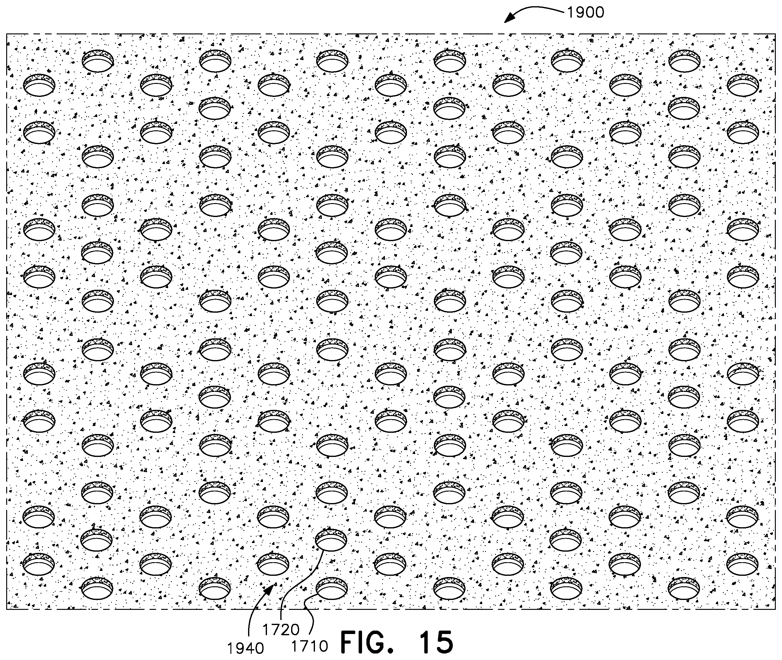 Patent US12139870 Figure 15 – Multilayer integral geogrids having a cellular layer structure, and methods of making and using same