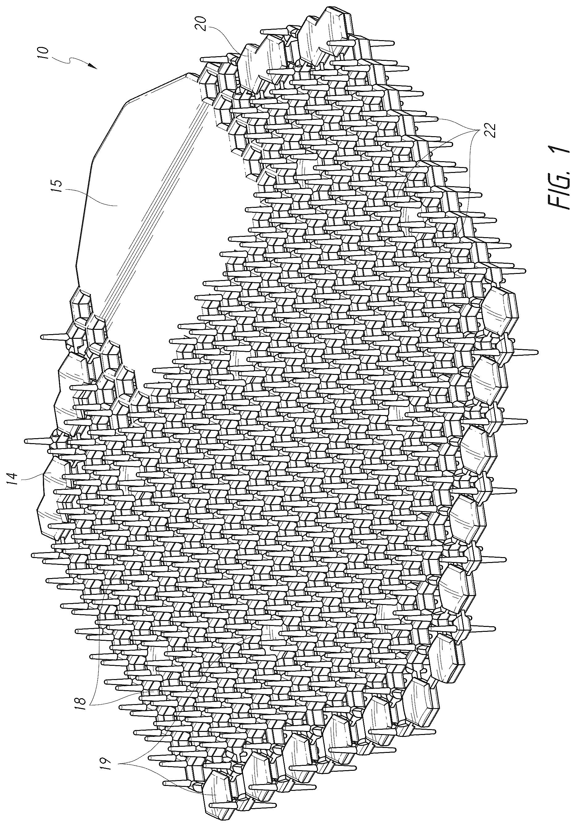 Patent US12139900 Figure 1 – Urinal screens