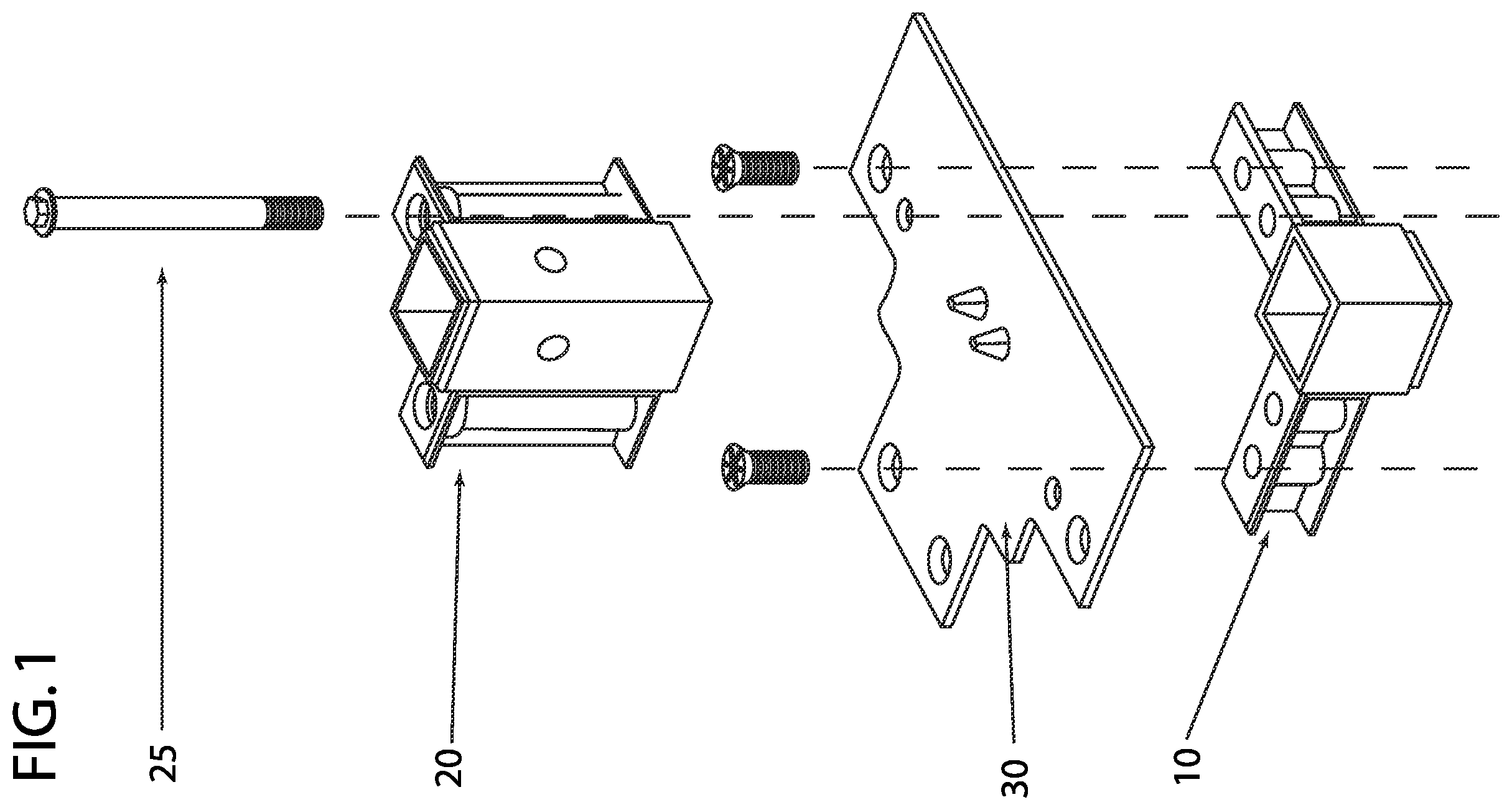 Patent US12139904 — Modular building units, and methods of constructing and transporting same — Figure 1