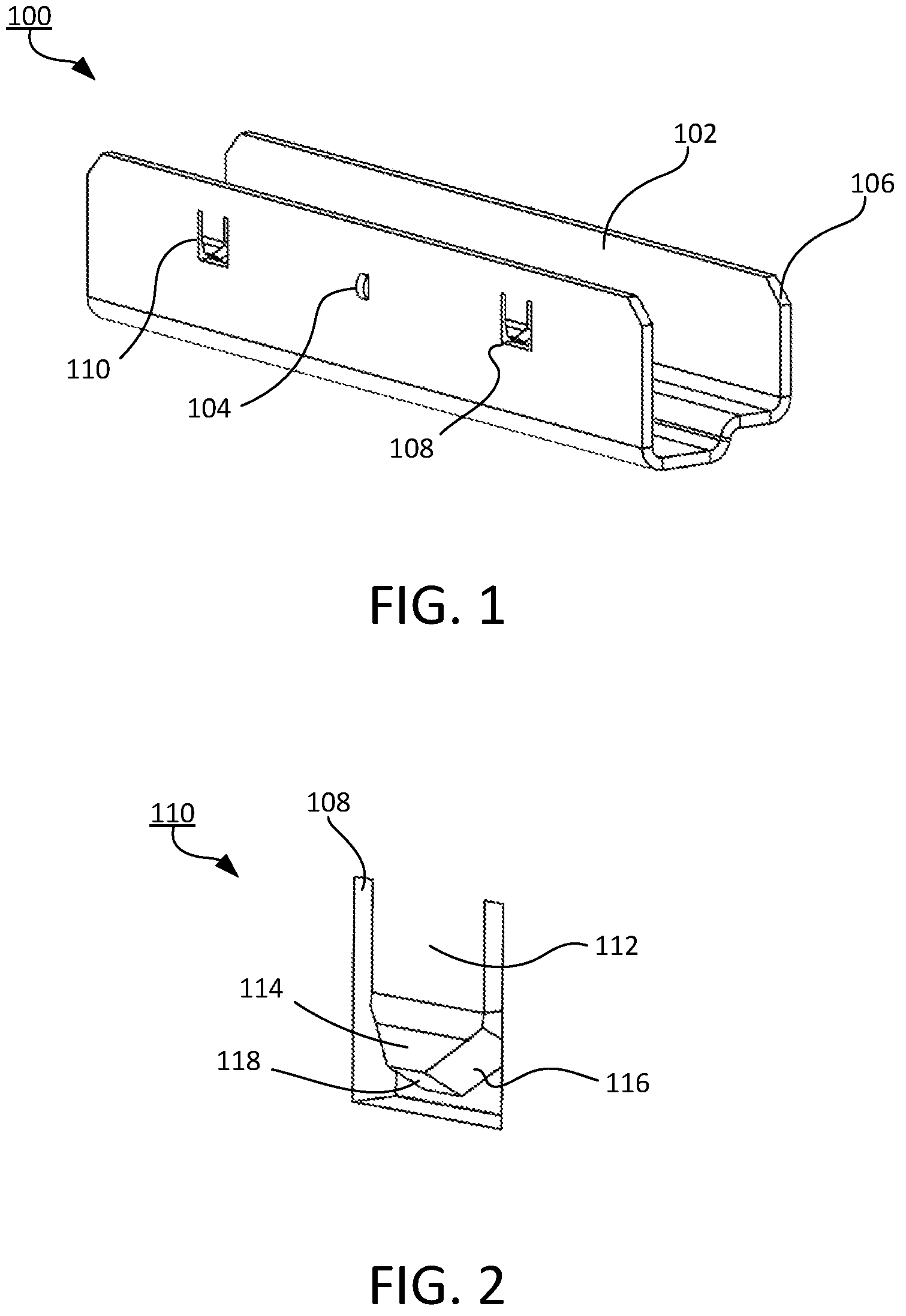 Patent US12139905 — One-piece bonding splice for rails — Figure 1