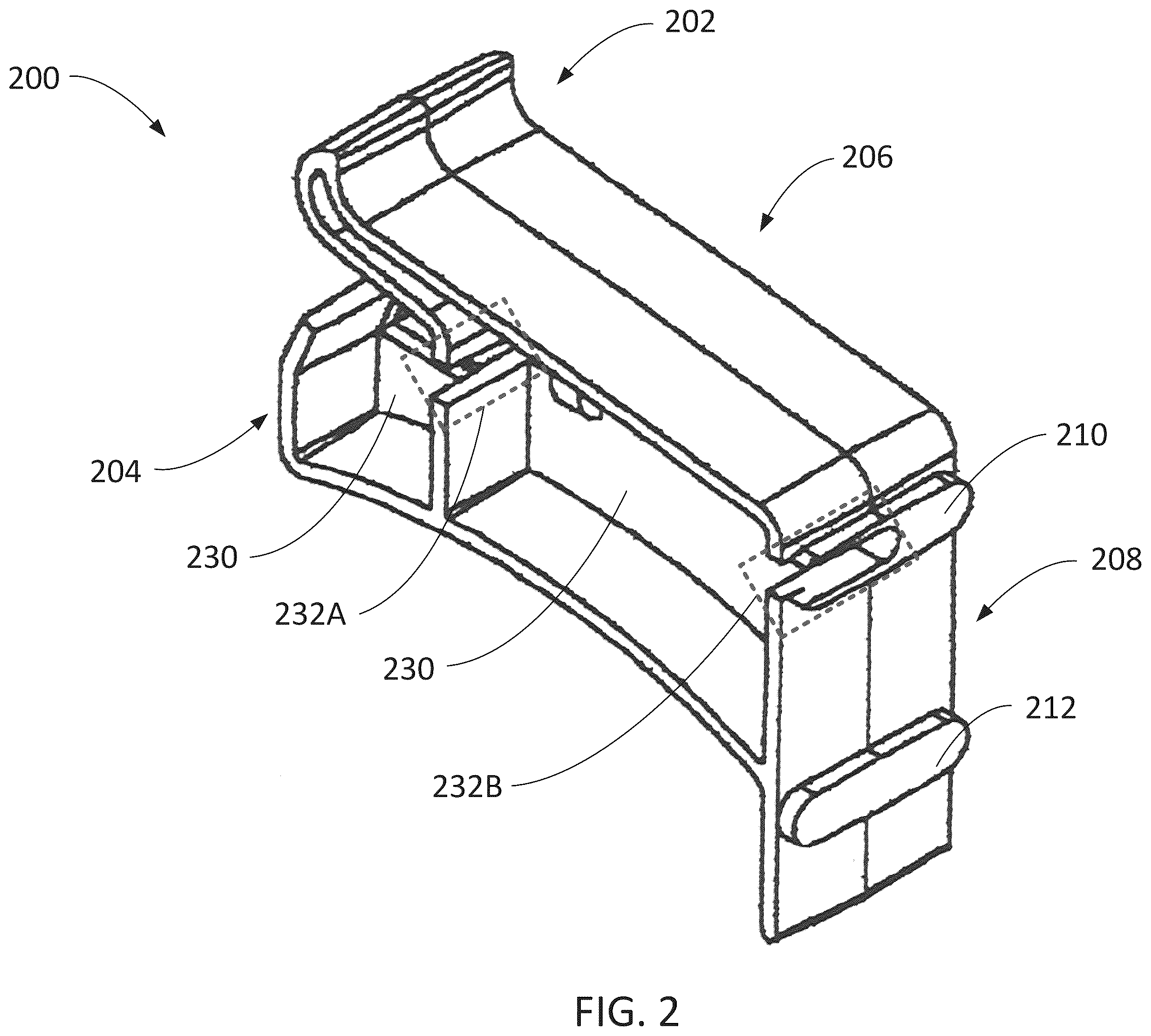 Patent US12139913 Figure 2 – Covered rain gutter system