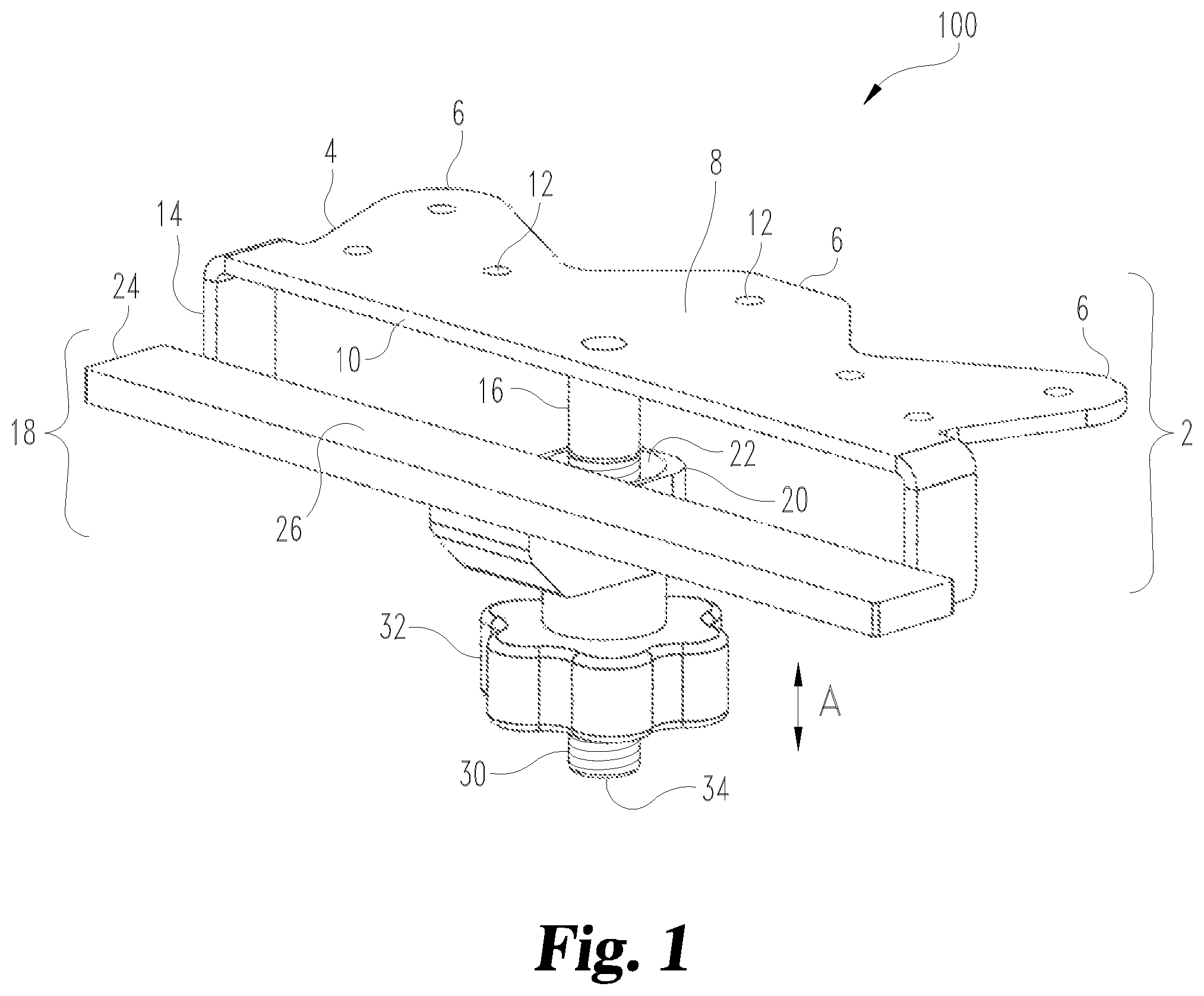 Patent US12139919 — Tile niche holder tool, method, and system — Figure 1