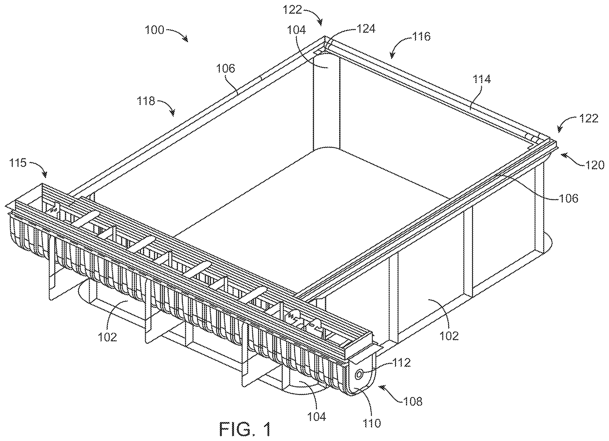 Patent US12139930 — Pool cover assembly and systems — Figure 1