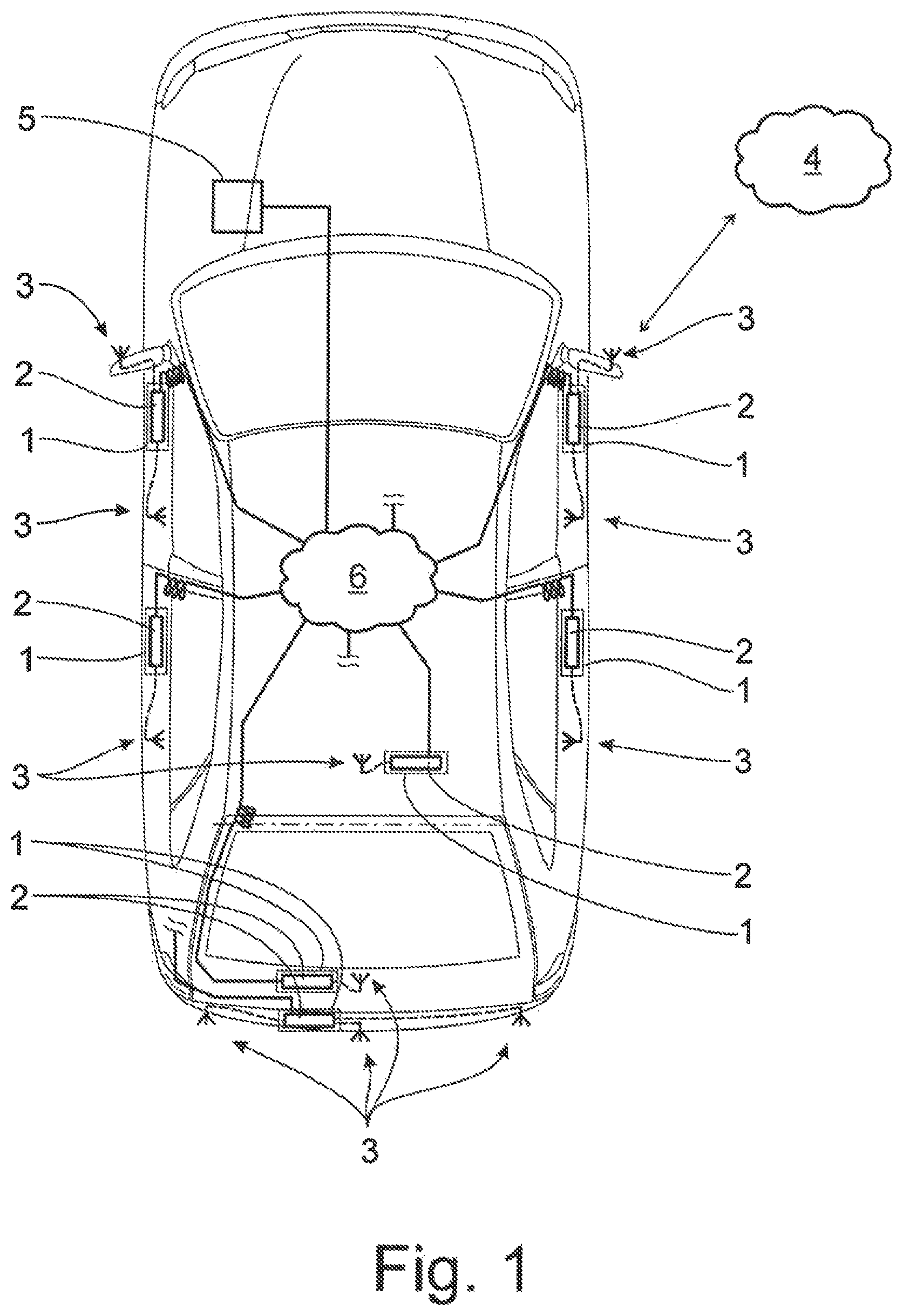 Patent US12139941 — Decentralised control unit of a motor vehicle — Figure 1