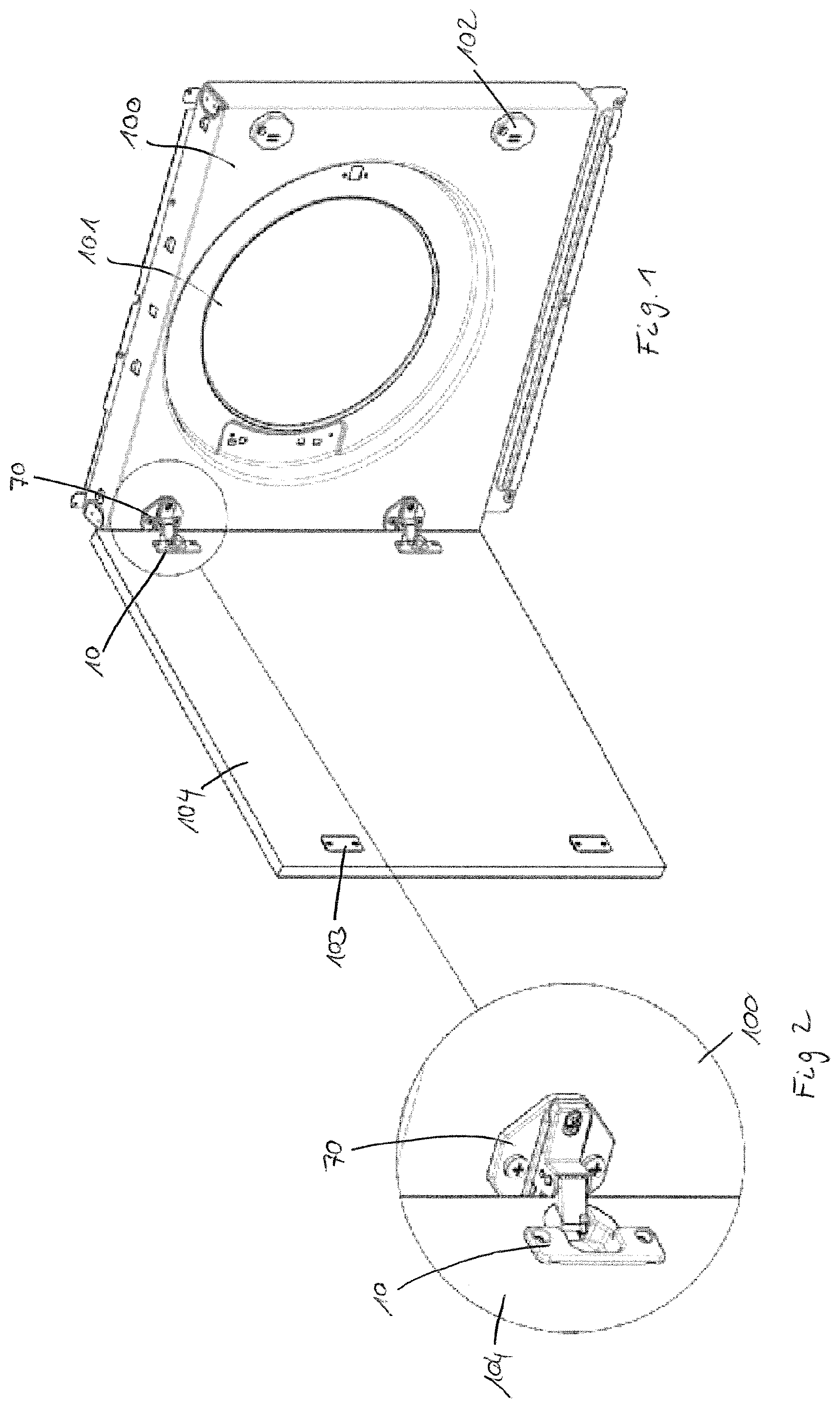 Patent US12139948 — Hinge — Figure 1