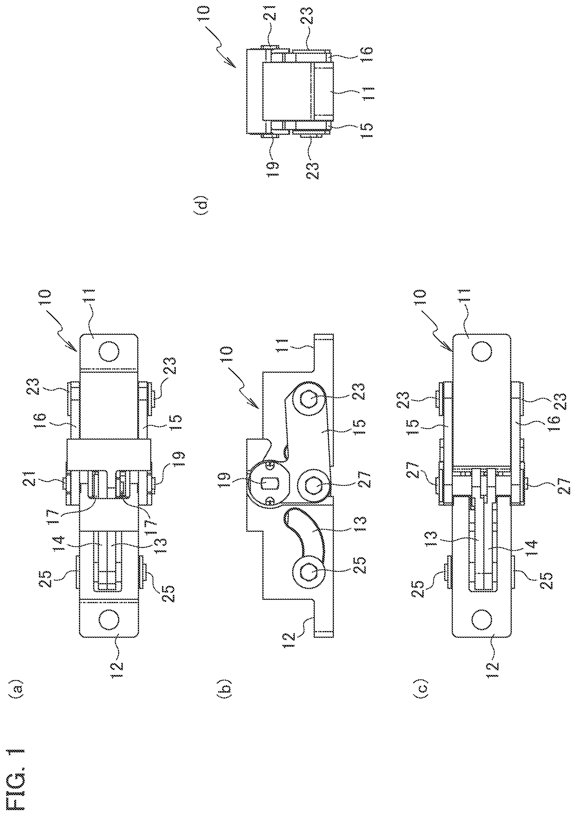 Patent US12139949 — Hinge — Figure 1